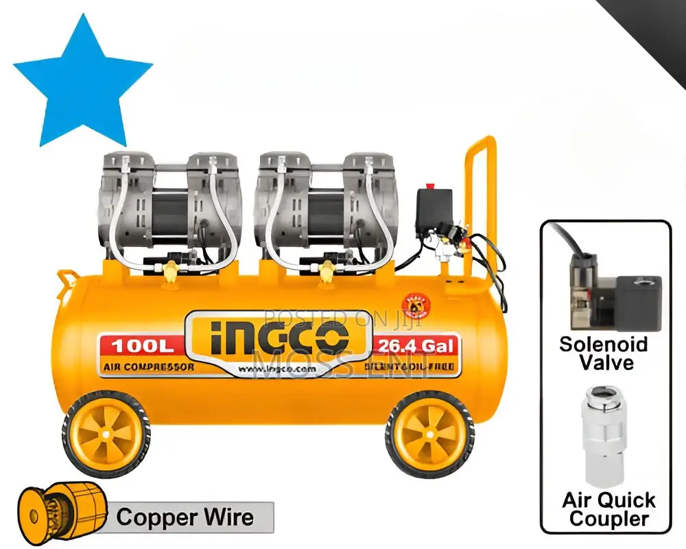 Air Compressor 100l Oil Free - Acs
