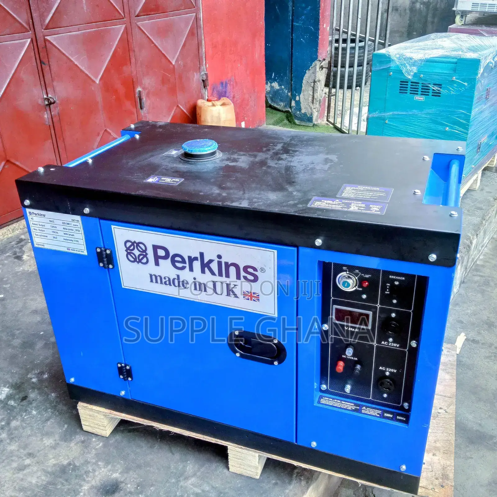 Two Cylinders 28LT Autonomy 11(H) Perkins 15kva Diesel 16500