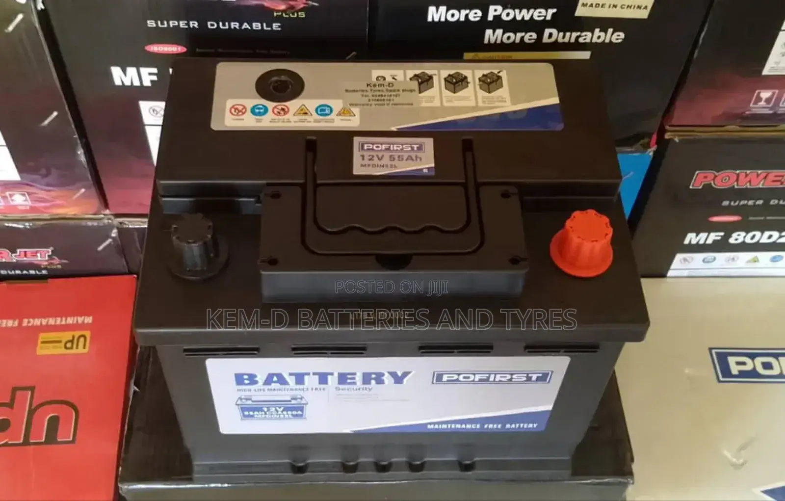 Pofirst Battery - 13 Plates - Free Delivery