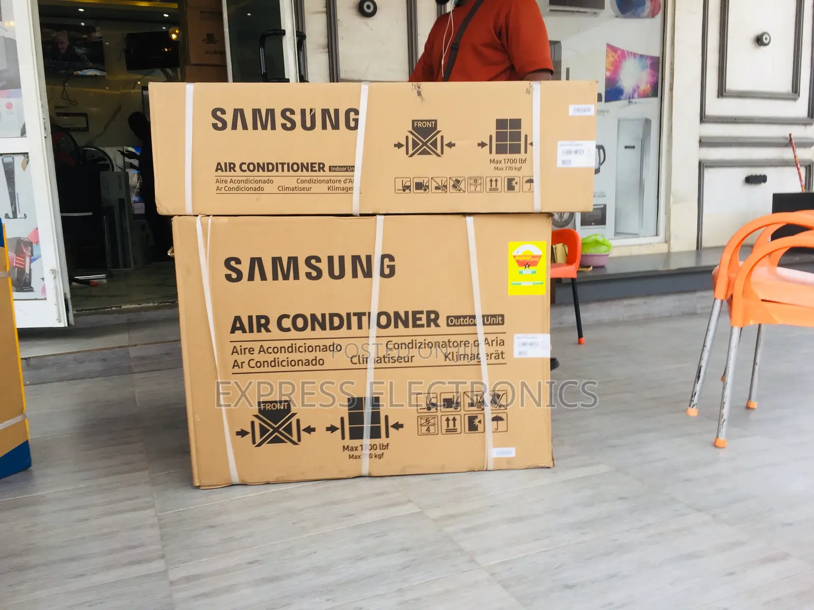 Air Circulation System Split R410 Gas Samsung 2.5hp AC