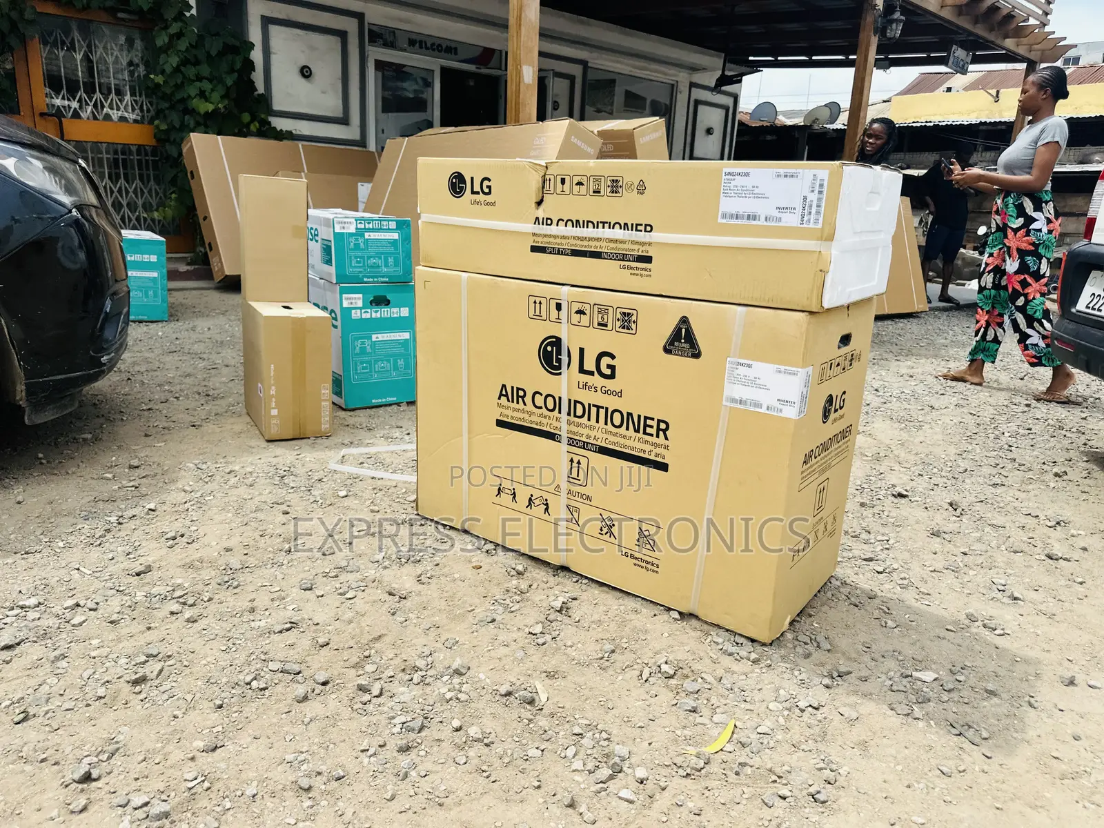 LG S4-Q24k23 AC Dual Inverter Newly Seale