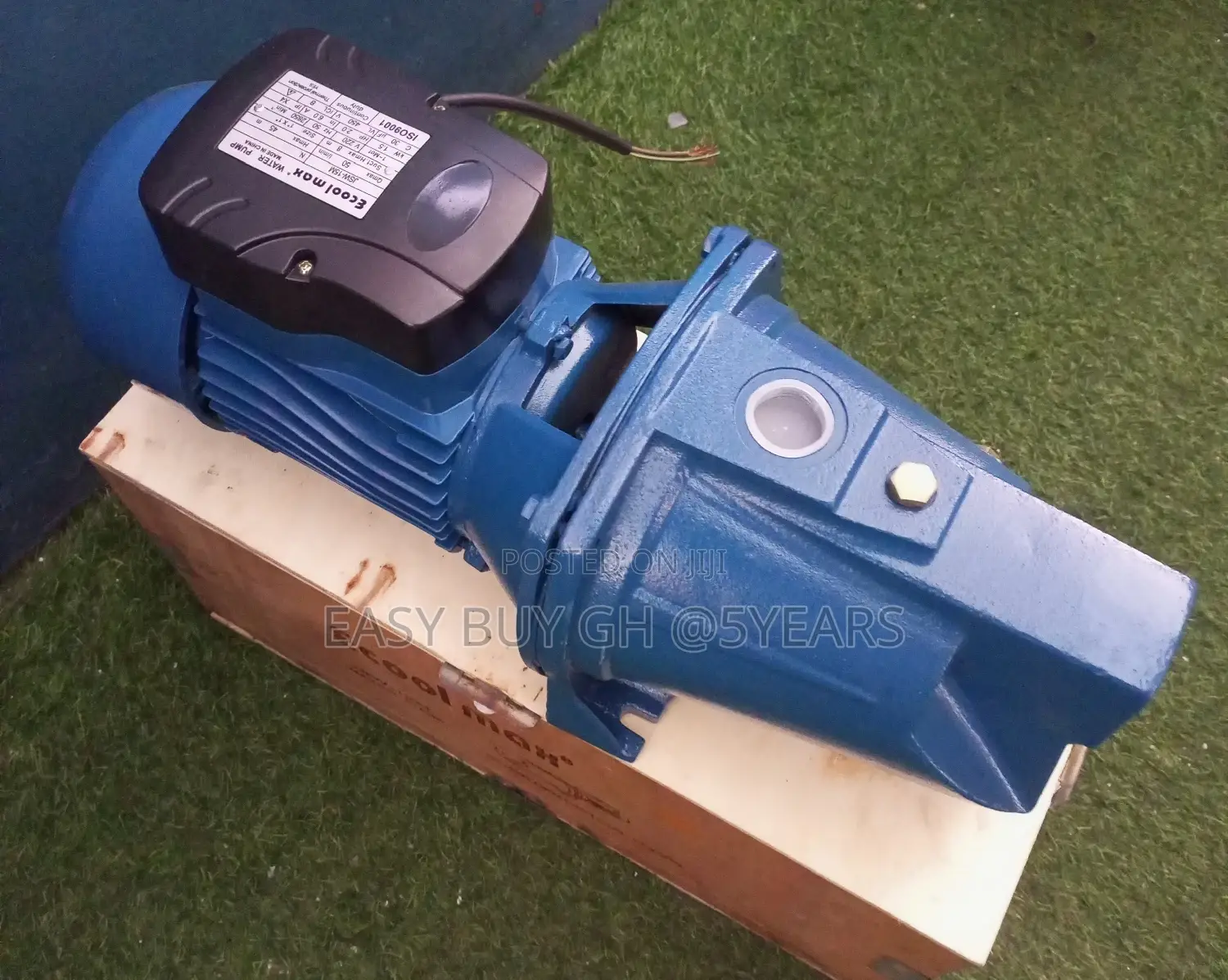 Available and Affordable One Year Warranty Ecoolmax Pump.
