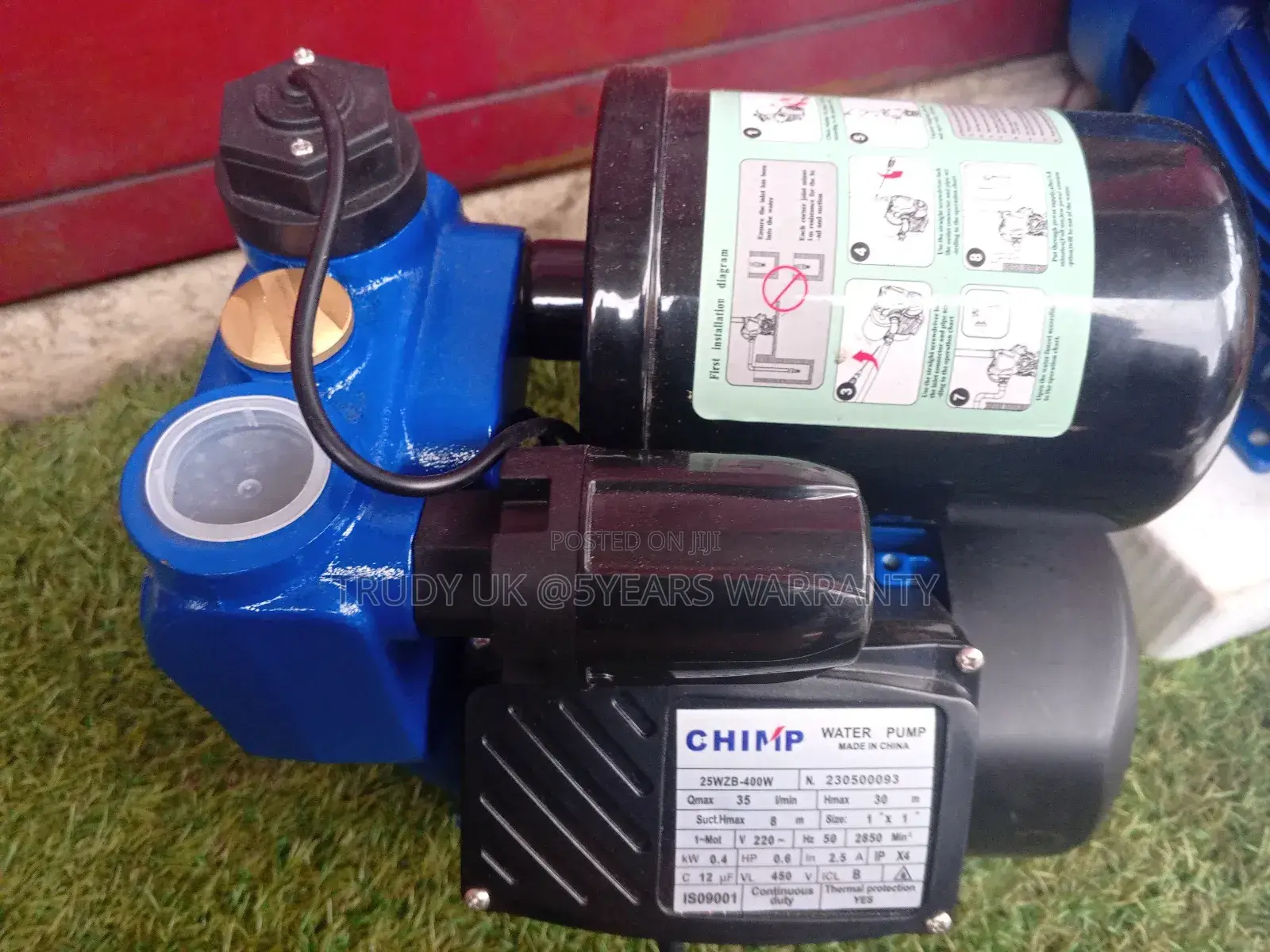 Chimp 400watts Water Pump