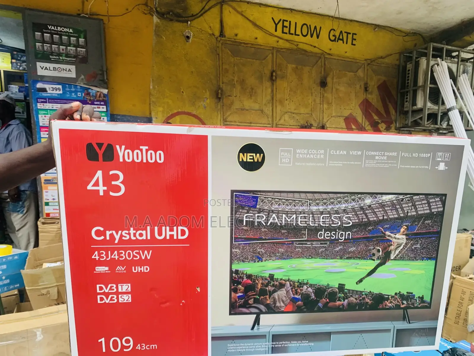 Shop Quality Yootoo 43 Inch Crystal Uhd Television.