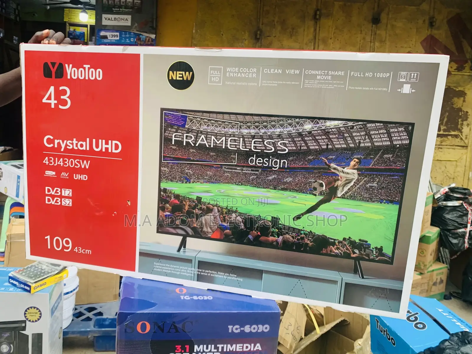 Shop Quality Yootoo 43 Inch Crystal Uhd Television.