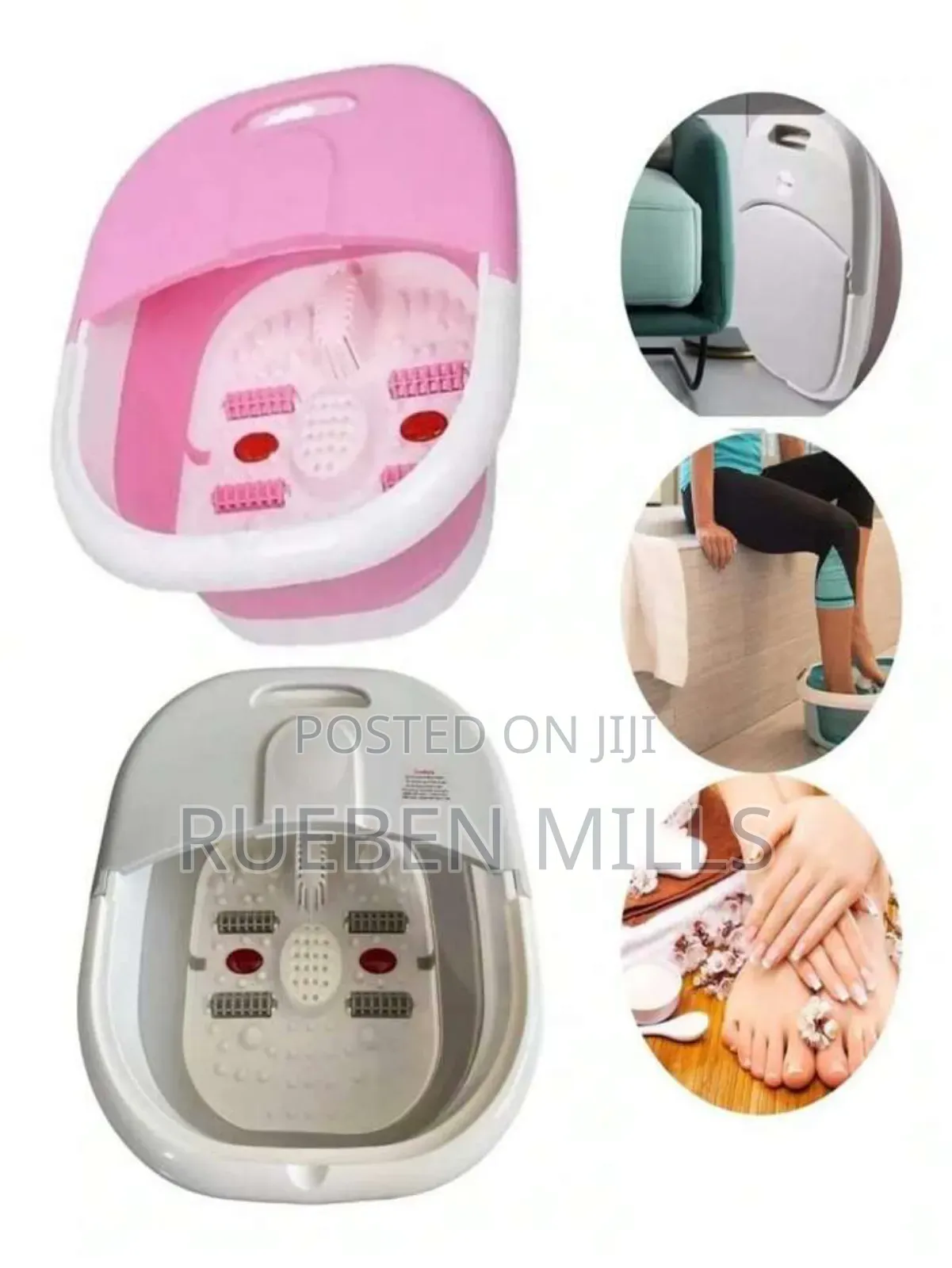 Pedicure Bowl Rf-368z Multifunctional Foot Bath Massager