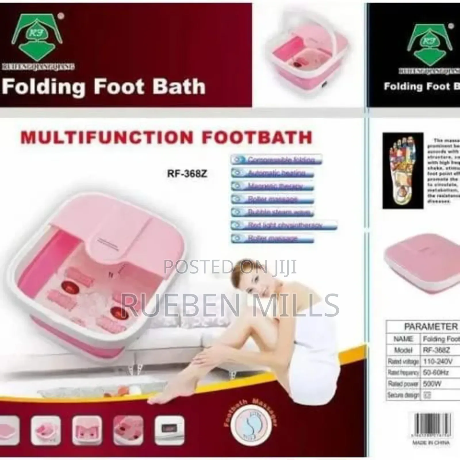 High Quality Pedicure Bowl Foot Spa Bath Massager Rf368