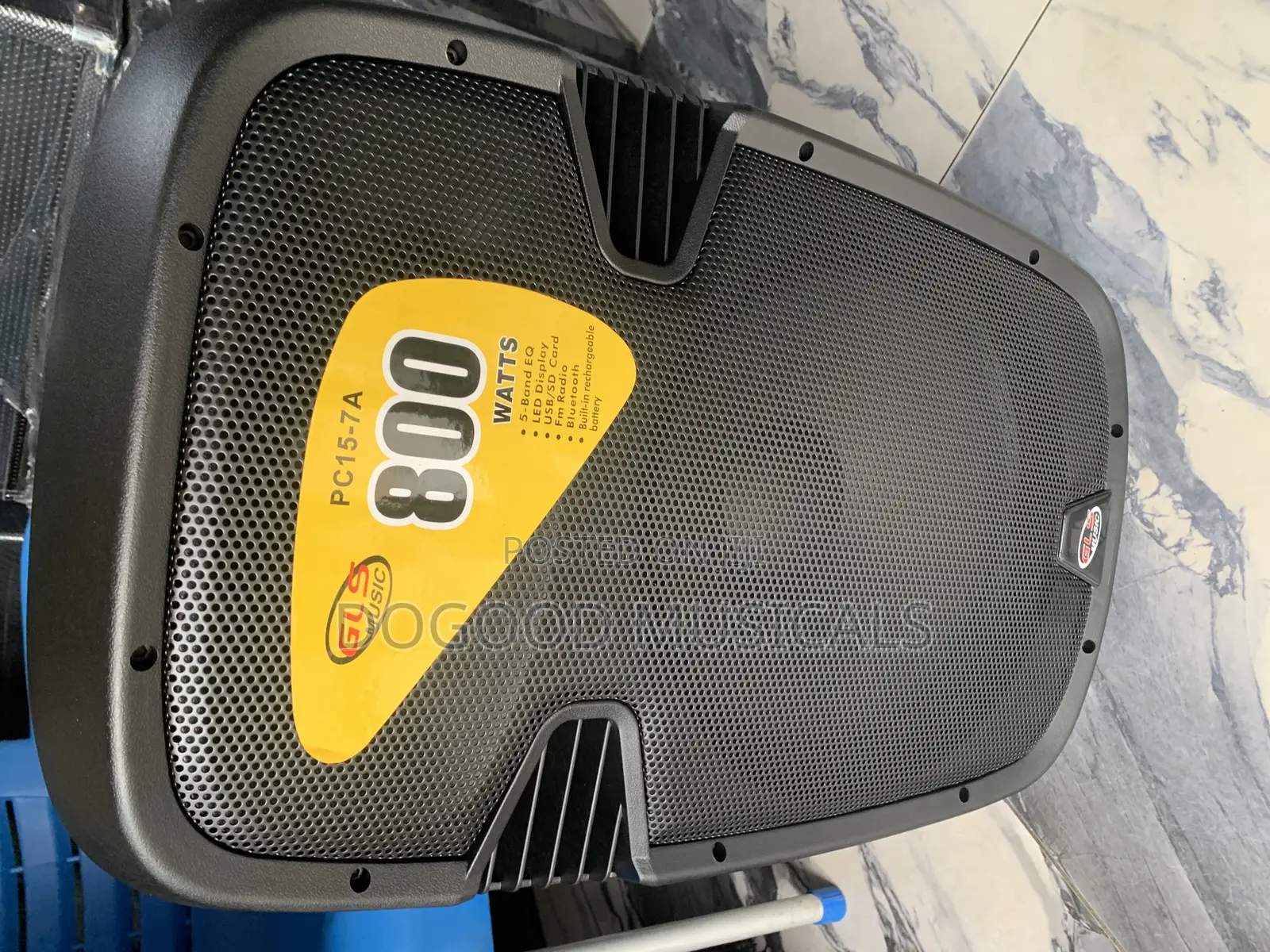 GLS 15inch Rechargeable Bluetooth Speaker With 2-Microphone