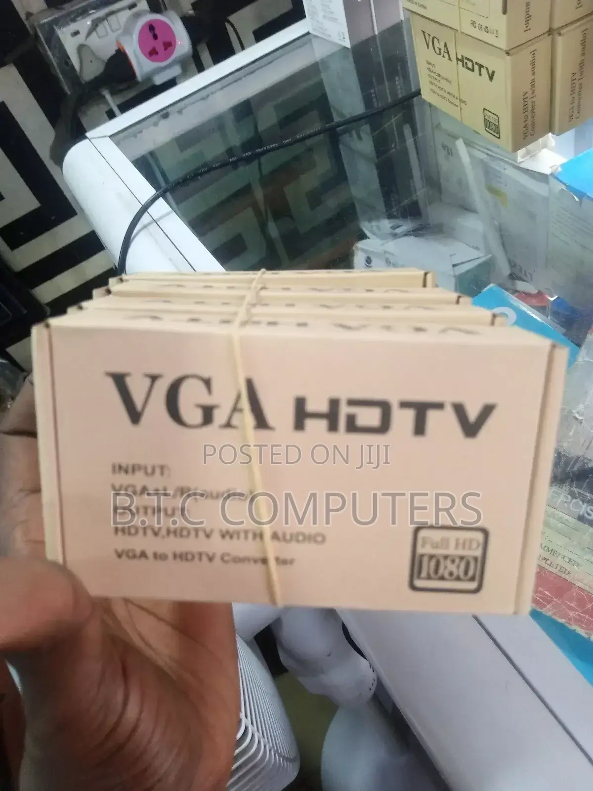 VGA to HDMI 1080P AV Converter HDTV Audio Video Cable