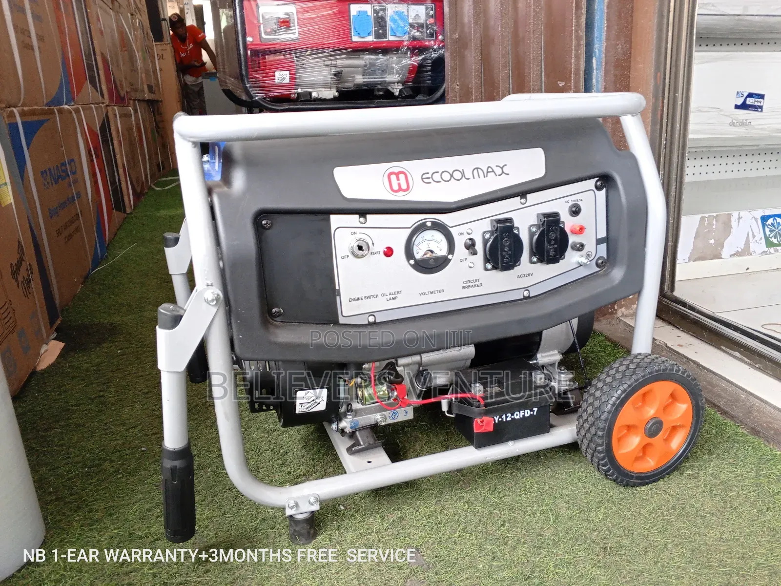Ecoolmax Geneset Silent Key Start 7.5kva 8500W Affordable