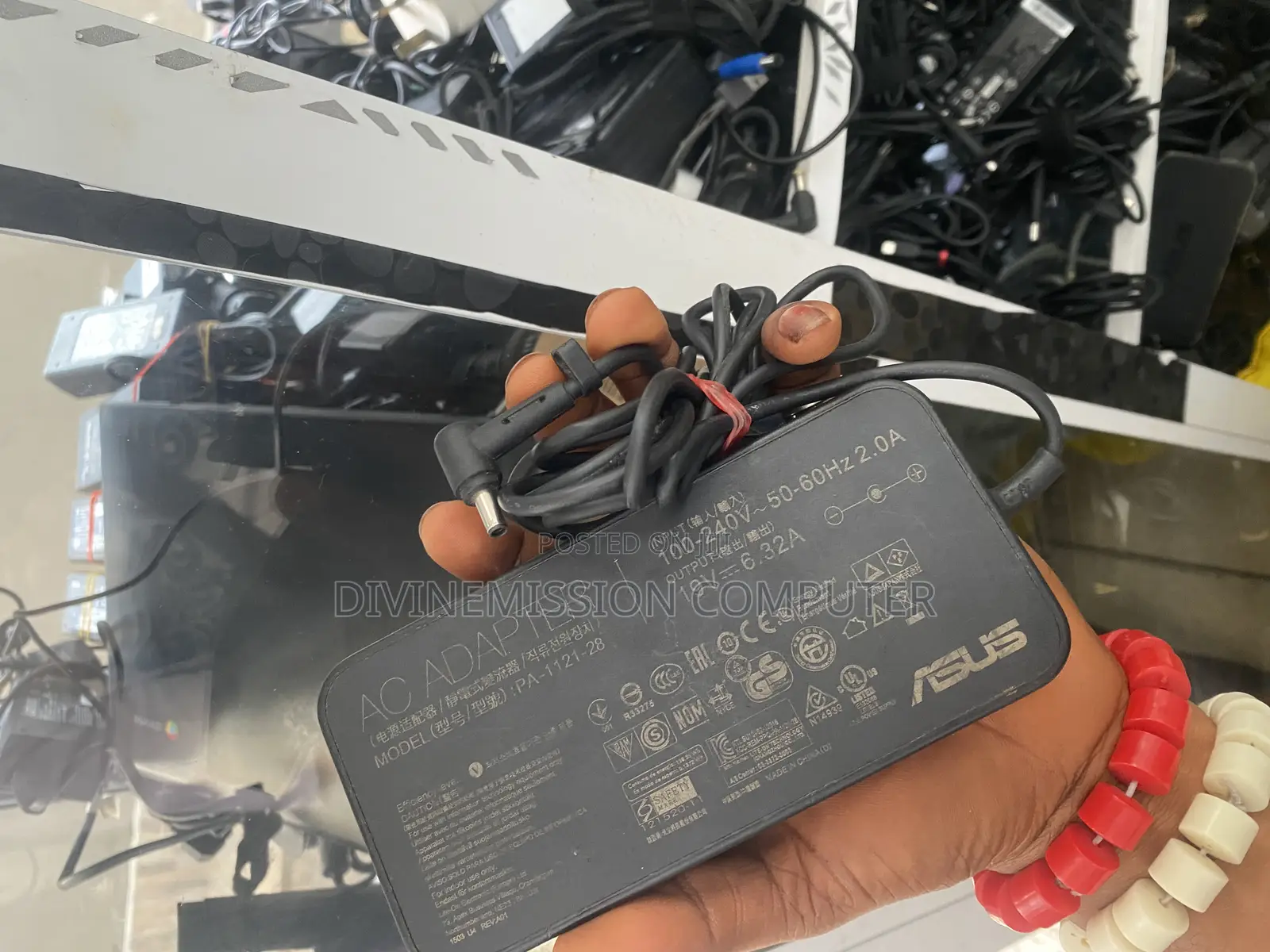 Asus Original Laptop Charger 19v ~6.32A, 120w Gaming Laptop
