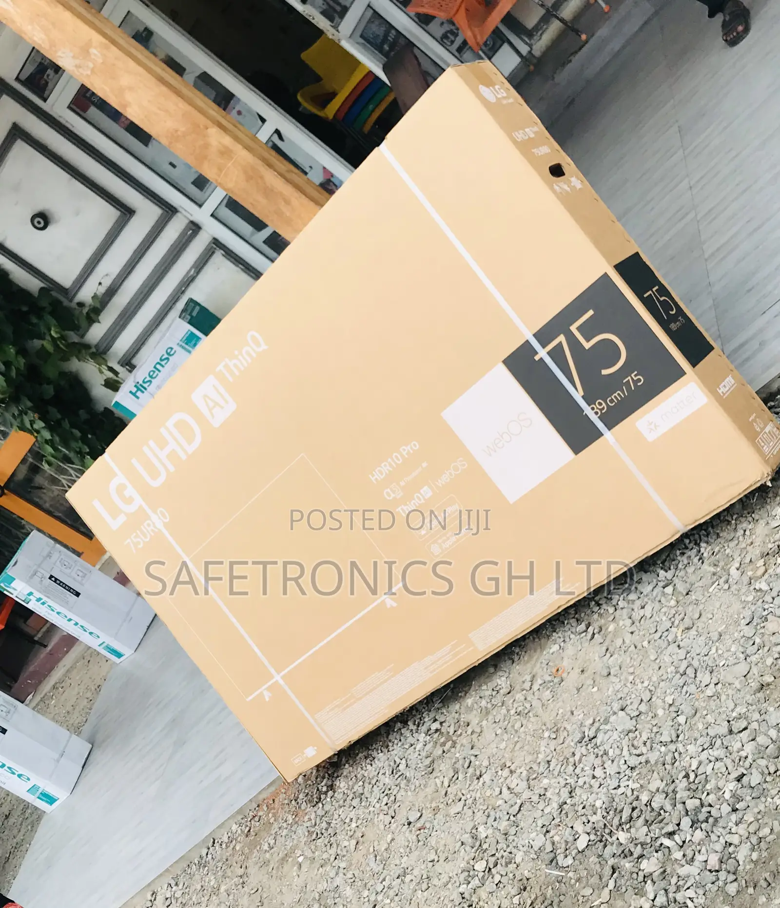 Original 75 Inch Smart Led Uhd Ur80 Android Sleek Tv