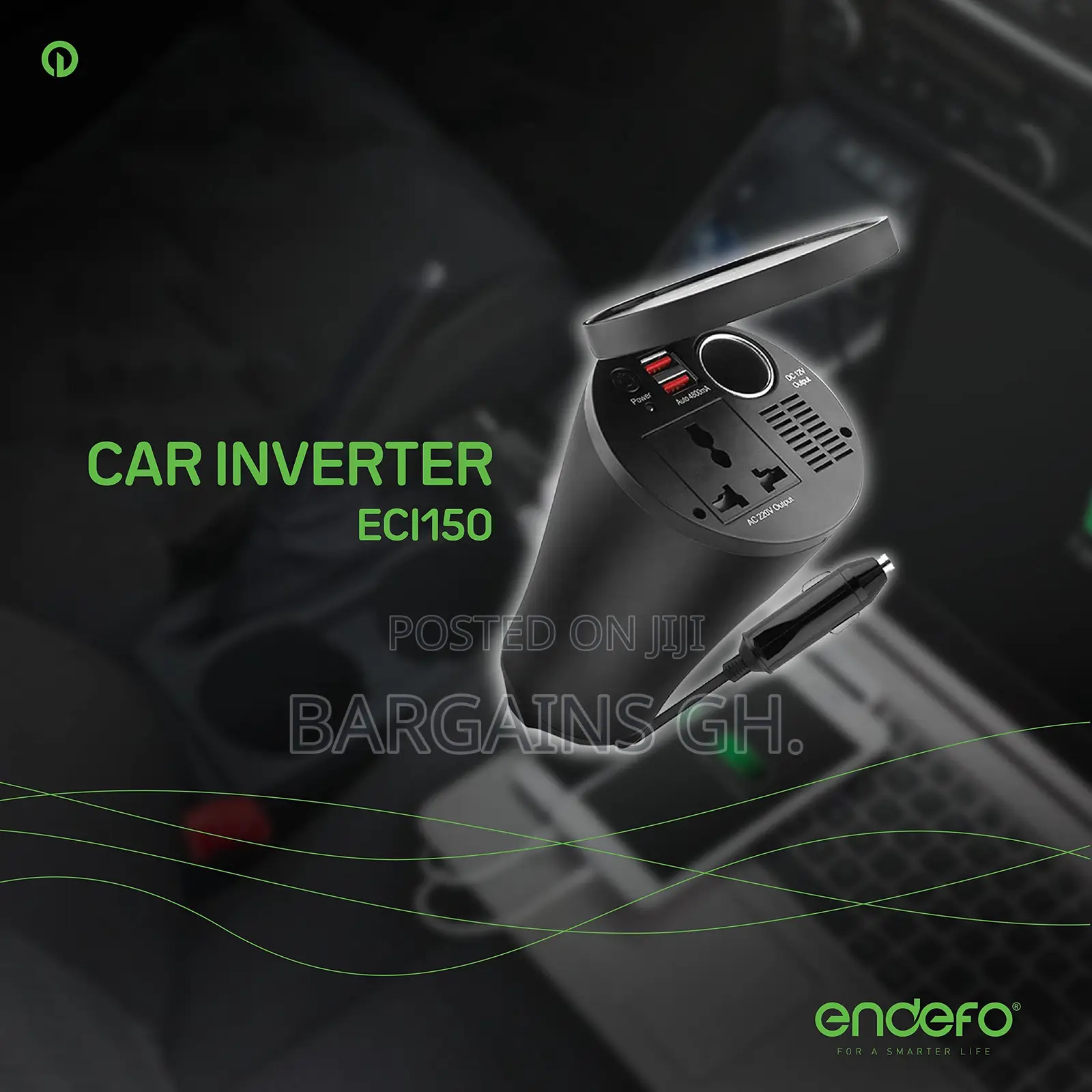 Endefo Premium Car Inverter ECI150 (150watts)