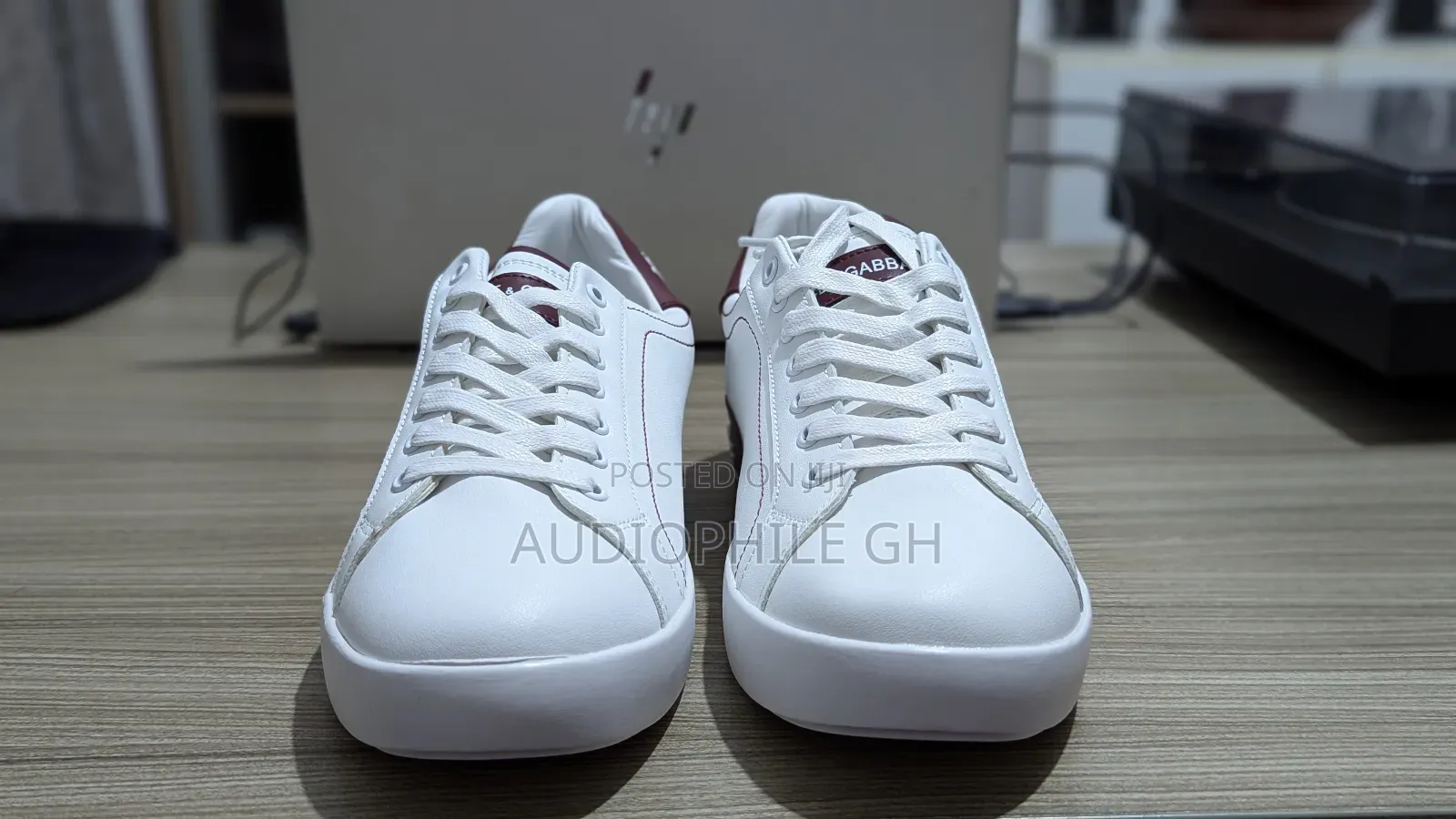 Men's Low Canvas Leather Sneakers