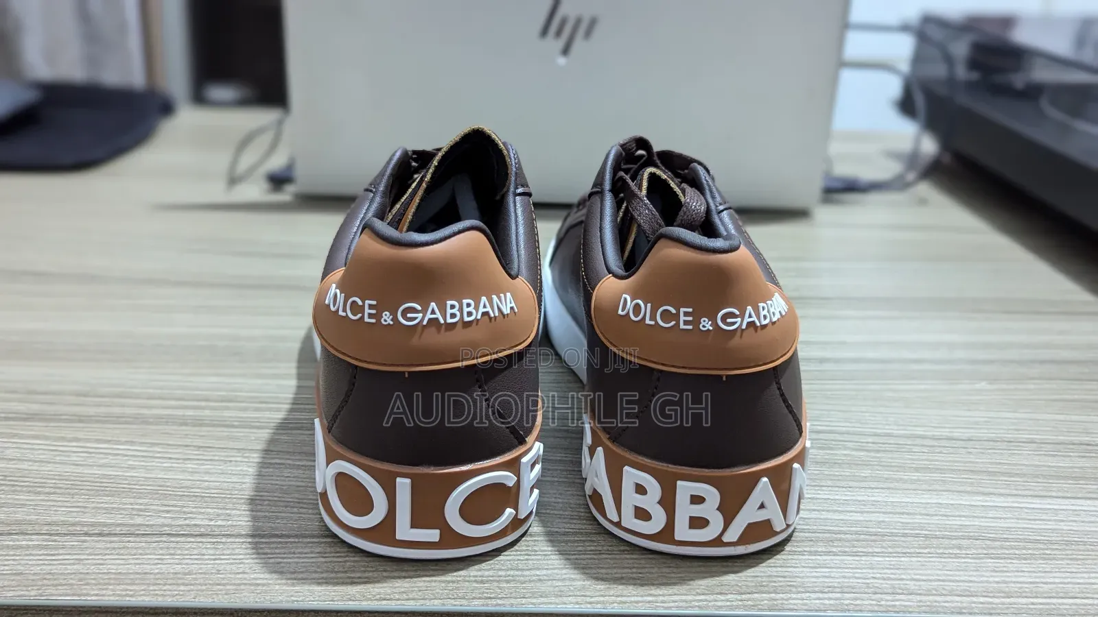 Men's Low Canvas Leather Sneakers