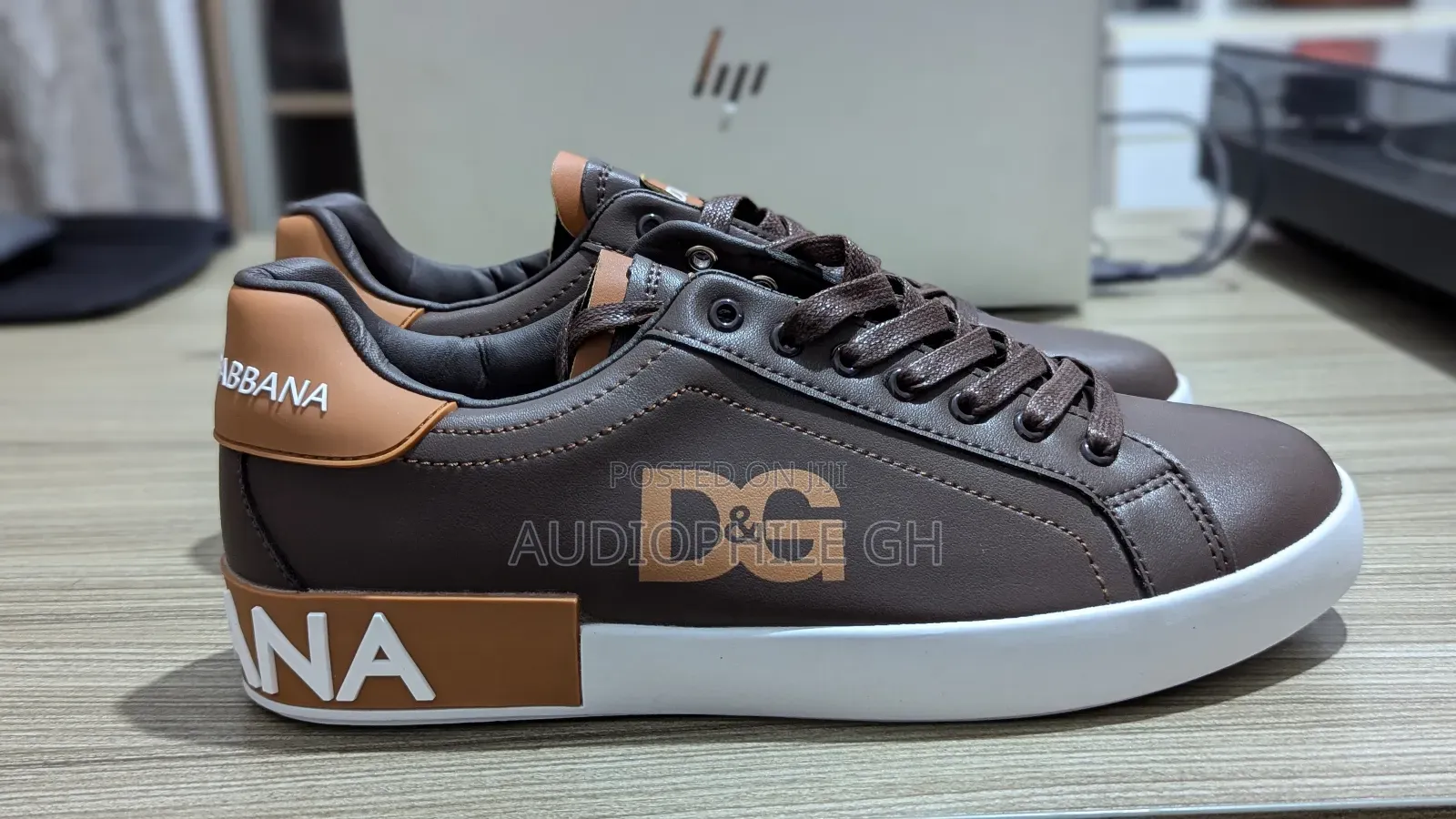 Men's Low Canvas Leather Sneakers