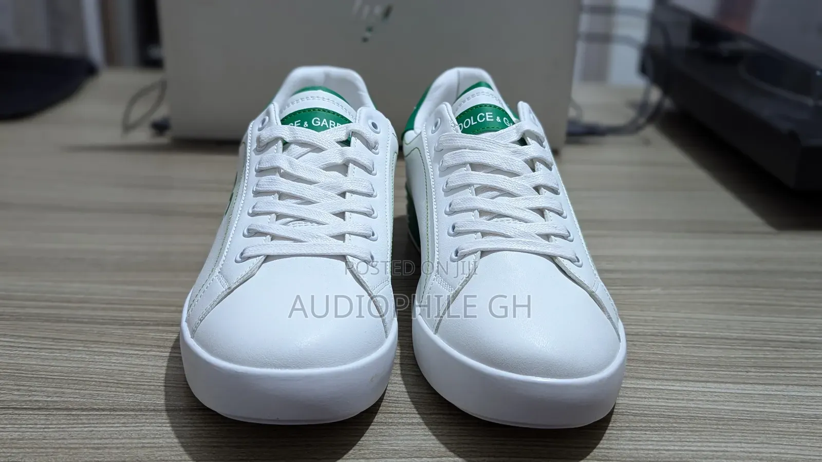 Men's Low Canvas Leather Sneakers