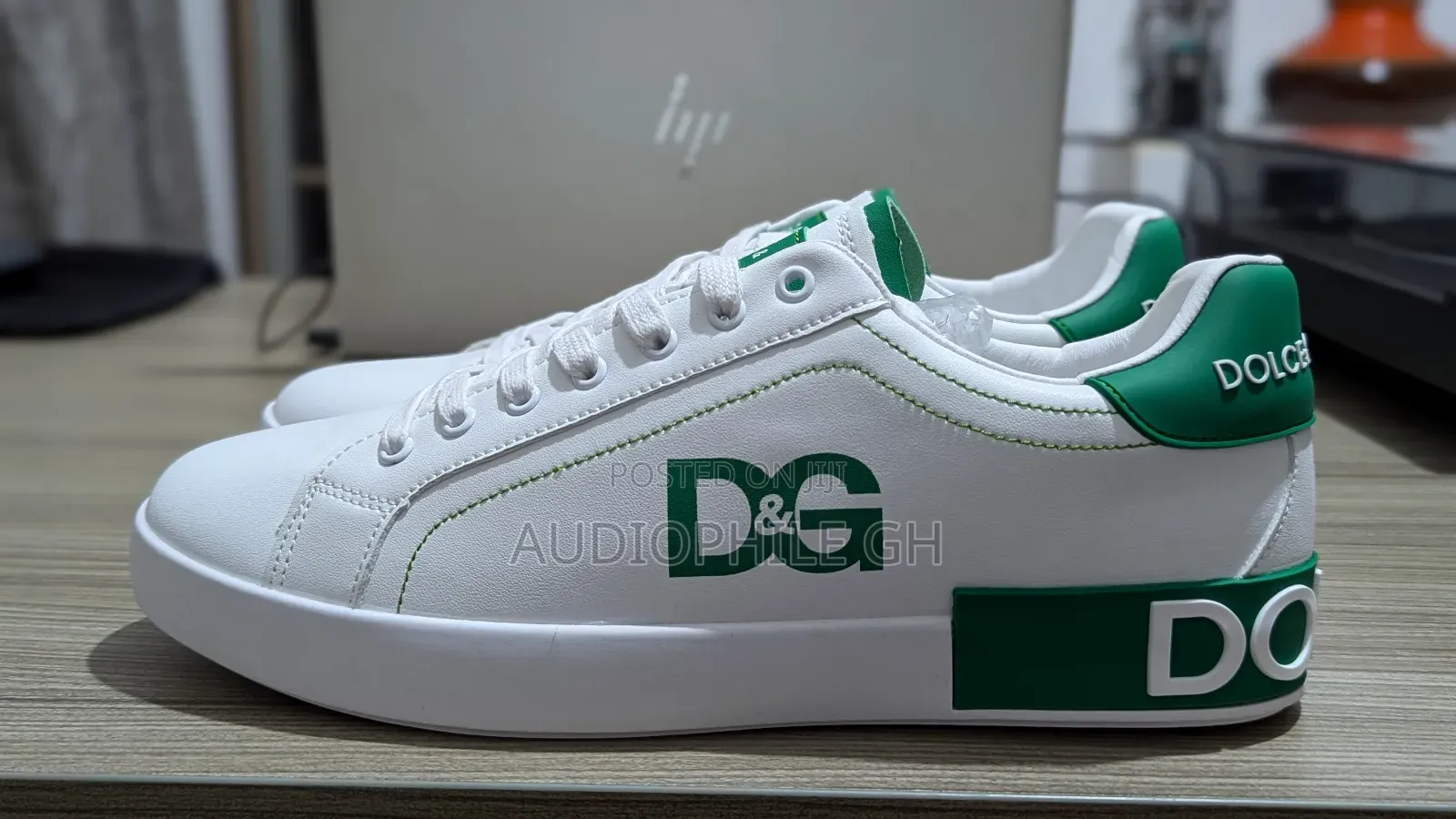 Men's Low Canvas Leather Sneakers