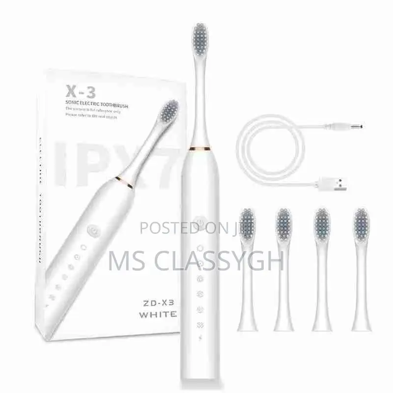 Electric Toothbrush Rechargeable 6 Clean Modes Sonic for Adu