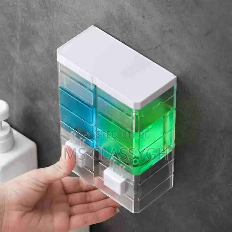 Wall-Mounted Soap Dispenser 250ml, Transparent for Shower Ge
