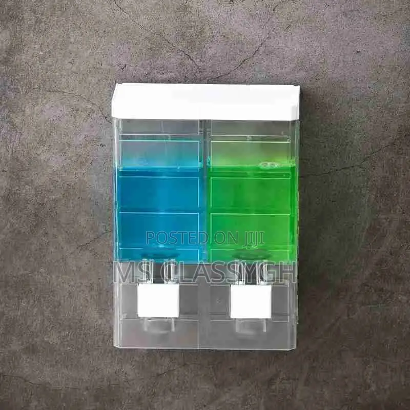 Wall-Mounted Soap Dispenser 250ml, Transparent for Shower Ge