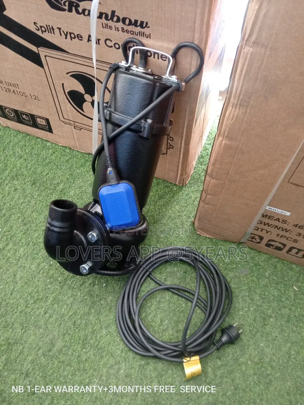 Sewage Water Pump 7.5hp-Pumps-Stainless