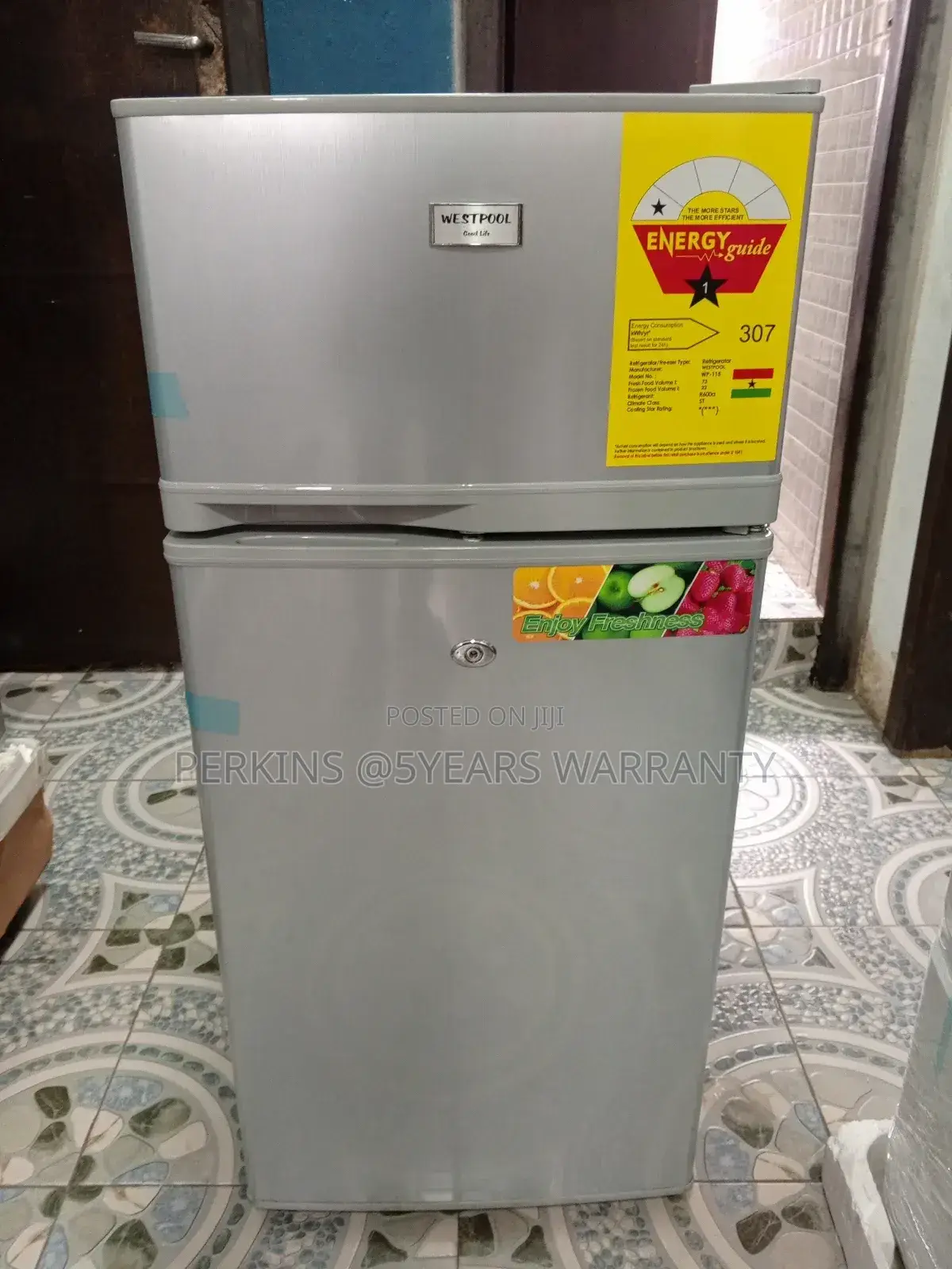 Westpool Refrigerator Fridge Freezer Table Top Refrigerator