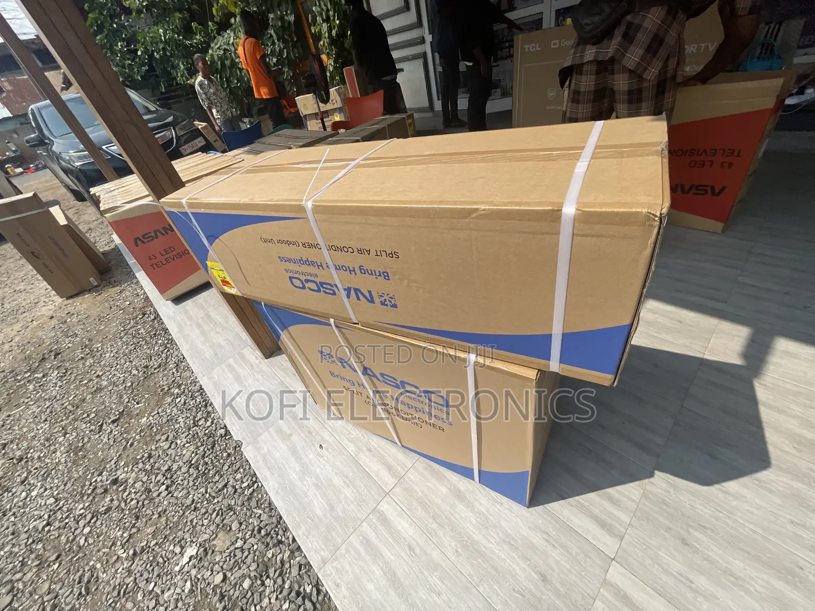 Wide Louvers Nasco Air Conditioner R410 2.5 Hp