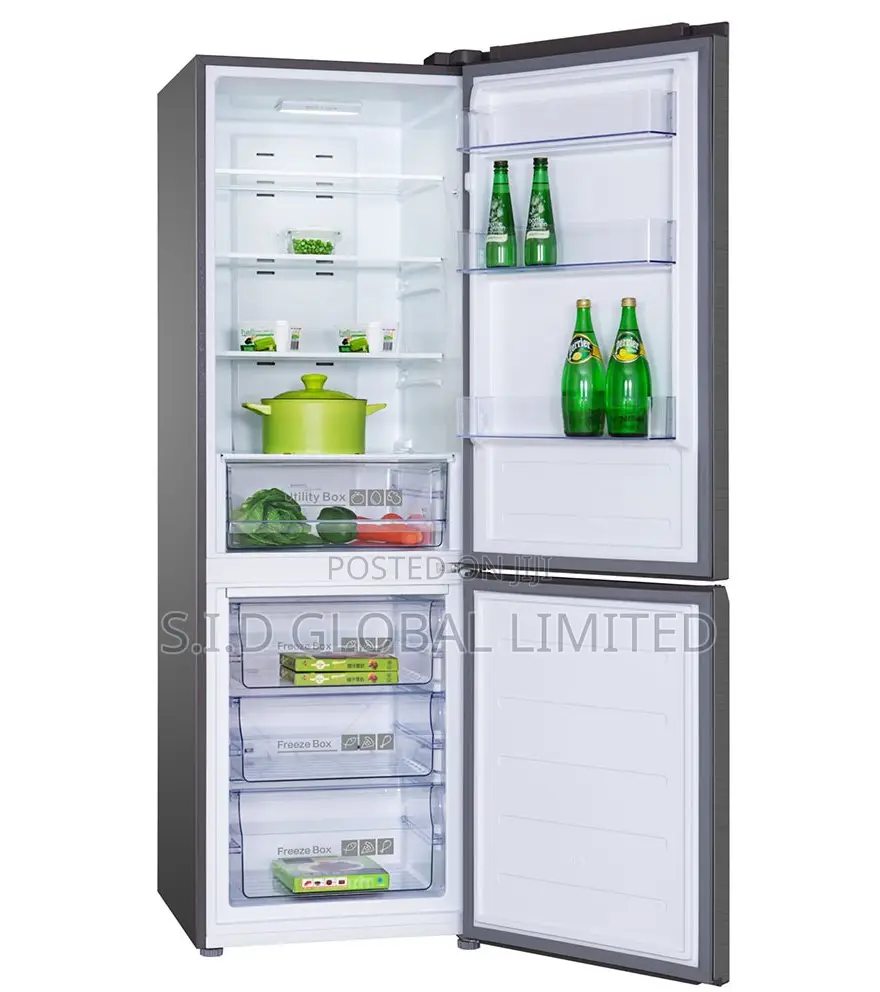 Available TCL 162L Bottom Mount Refriderator F163bf Silver
