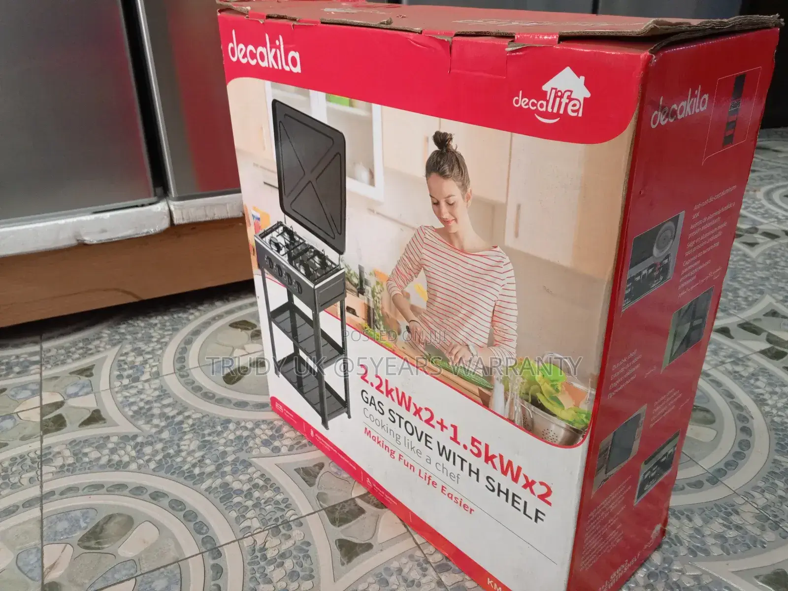 Buy Decakila First Choice Gas Stove With Shelf
