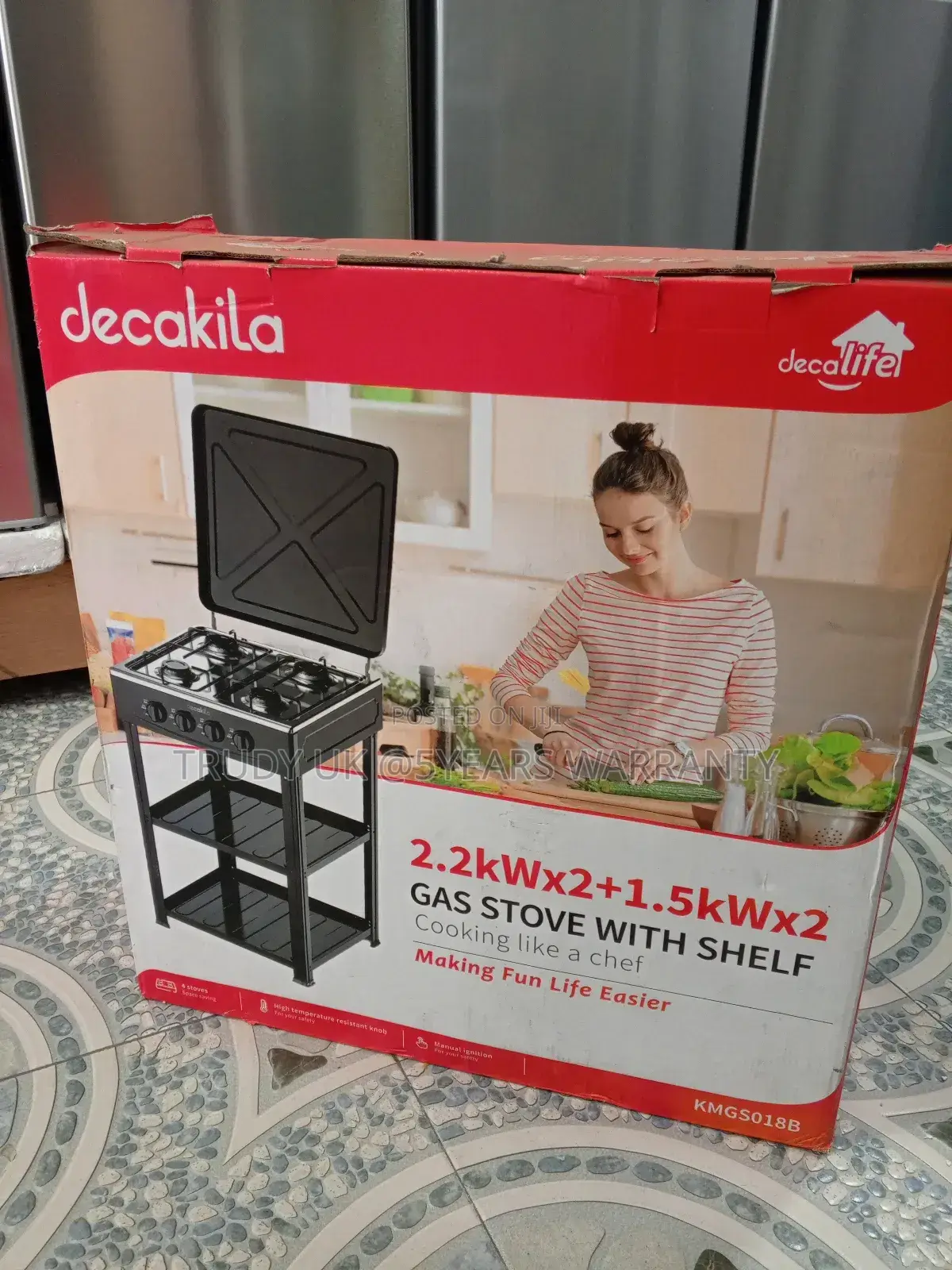 Gas Stove With Shelf Making Life Easier