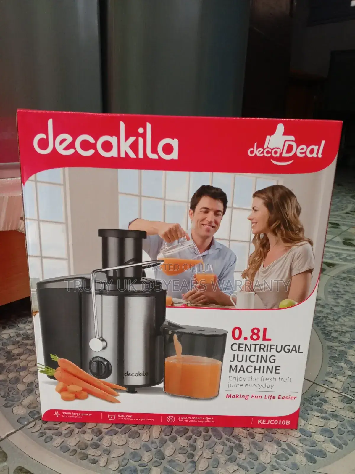 So Powerful Decakila Centrifugal Juicer Machine 350watts