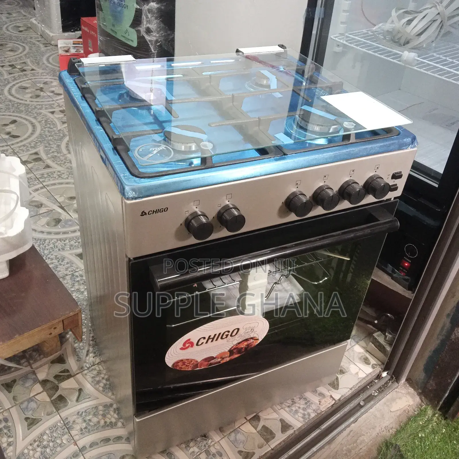Chigo 60×60 Gas Cooker Original Quality Approved Correct New