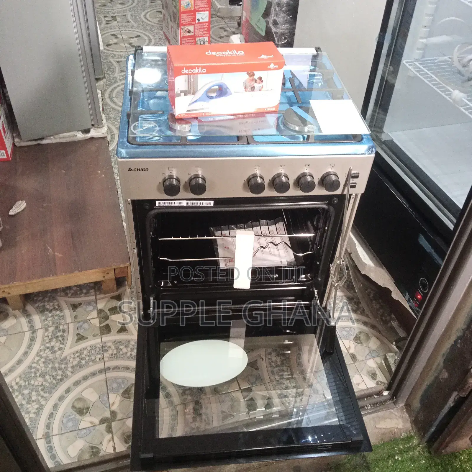 CHICKEN TURNSPIT CHIGO 60×60 GAS Cooker Correct Quality Good
