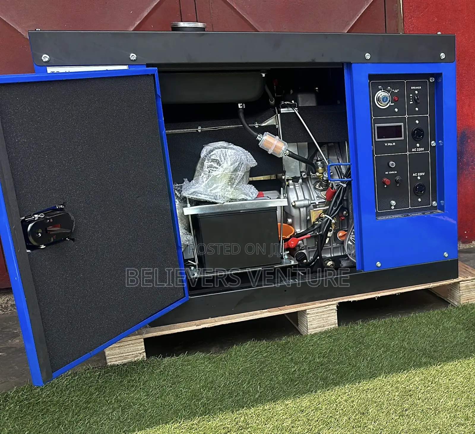 100%Copper Silent Generator 15kva /26hp Power All Ac Types