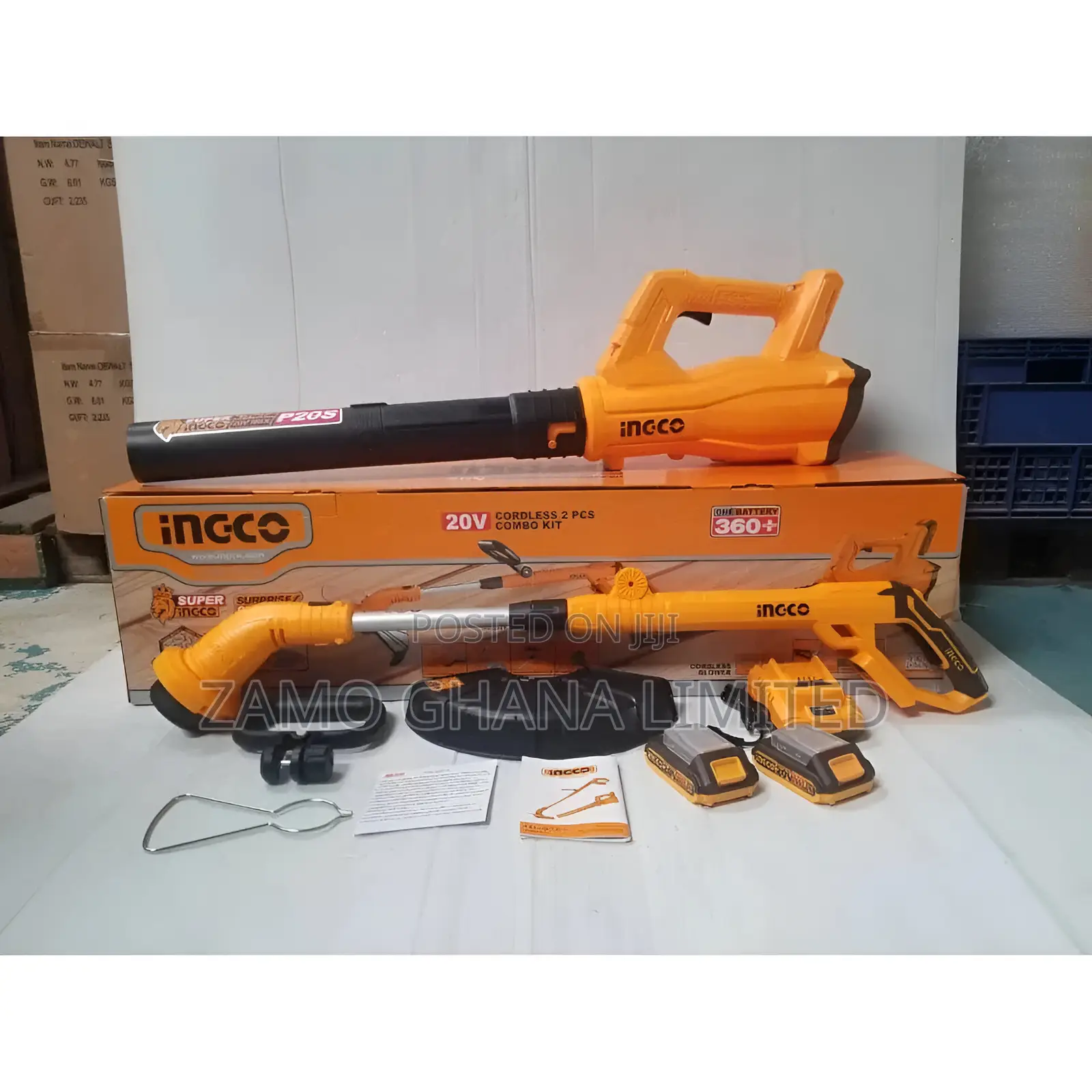 Cordless Blower + Grass Trimmer + 2 Battery - Cosli240203