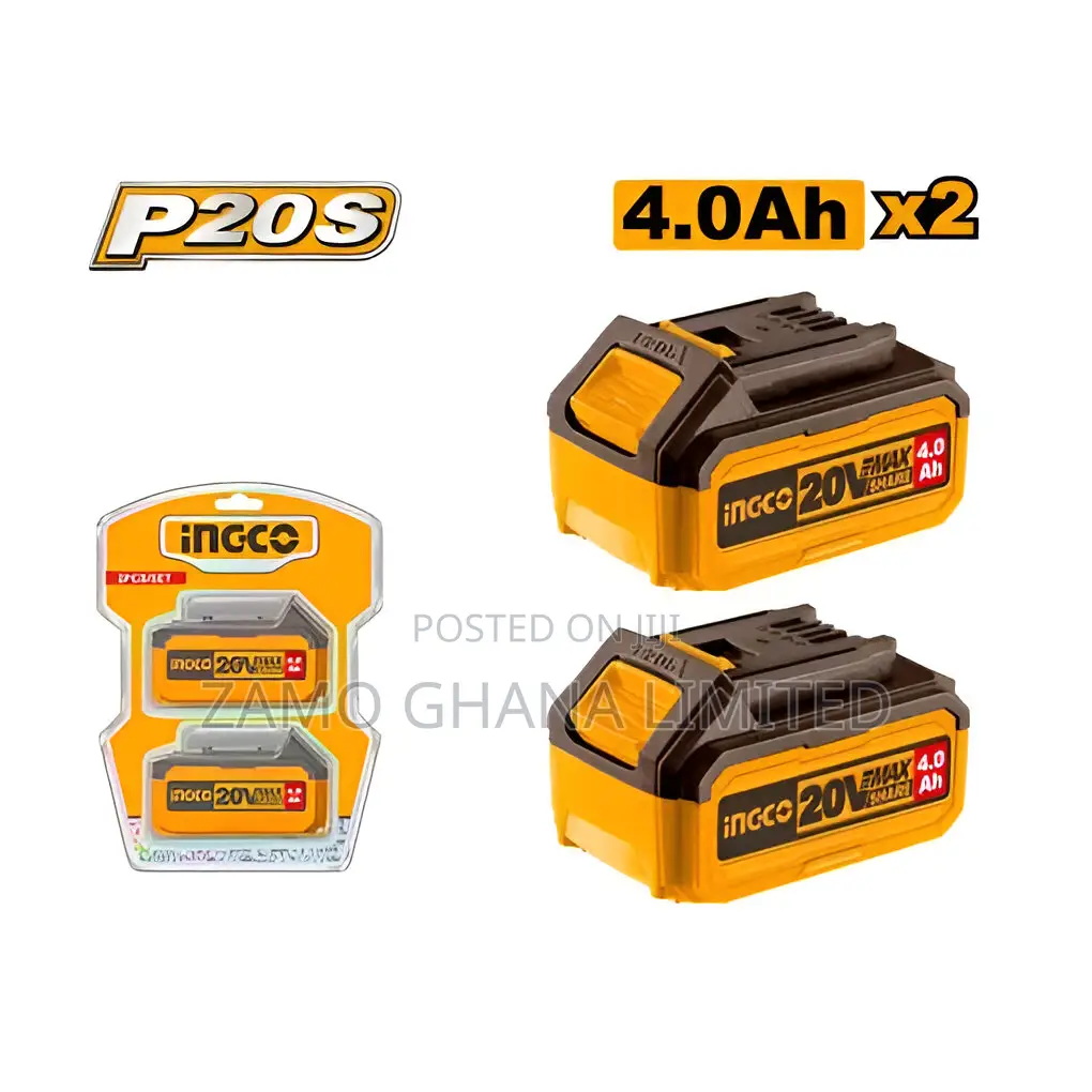 Ingco X 3 Battery Kit 20v 4ah - Cosli240311