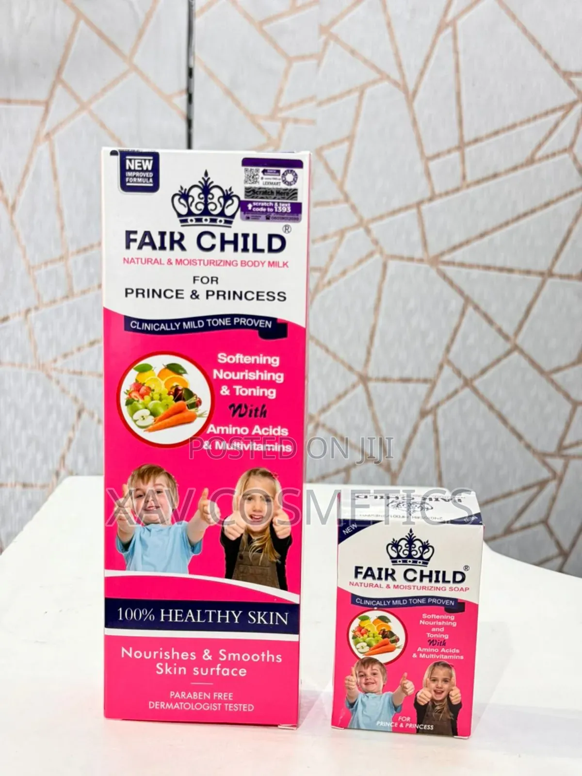Fair Child Lotion Bar Soap Pink