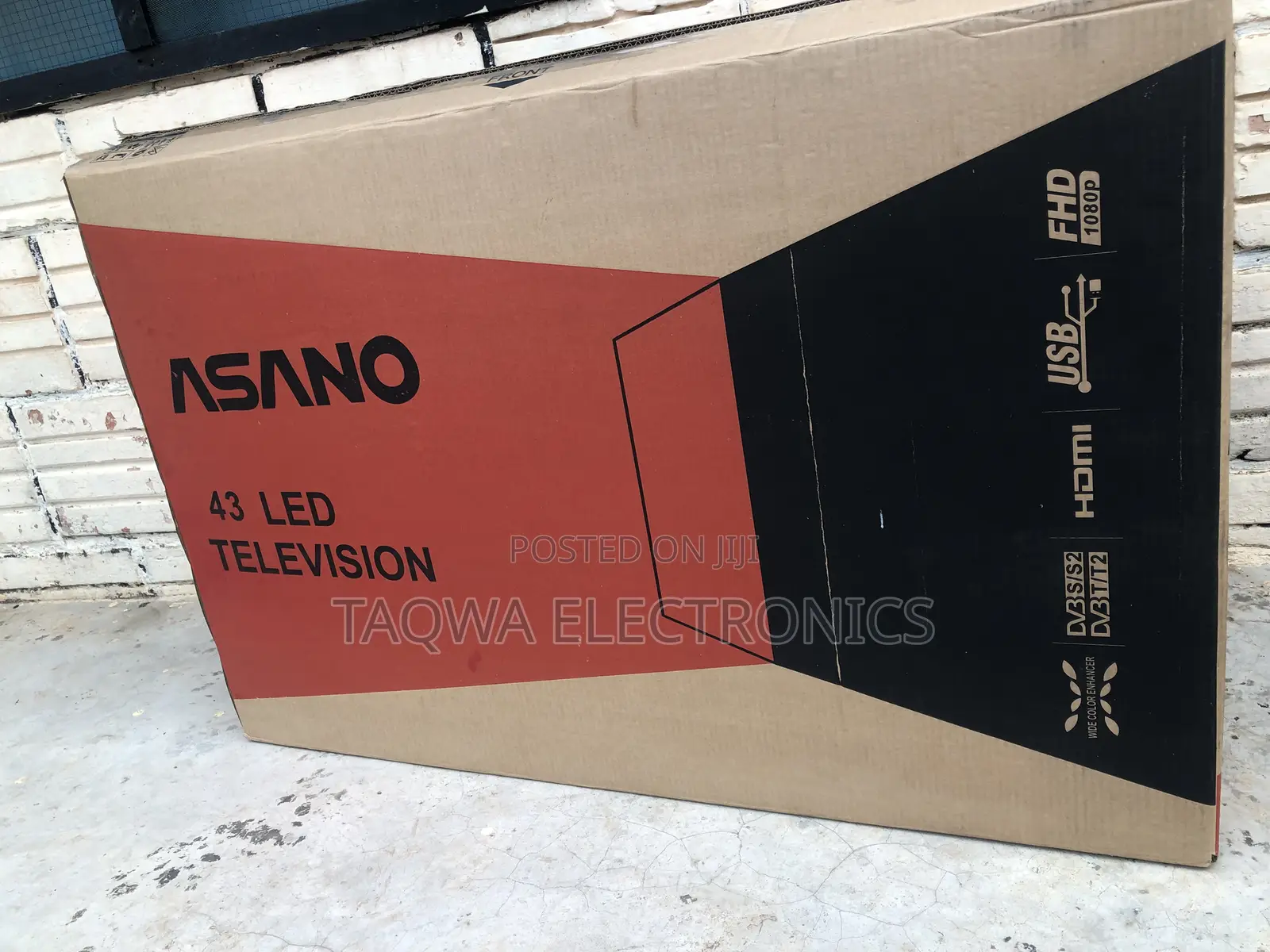 Slim Black Asano 43inch Digital