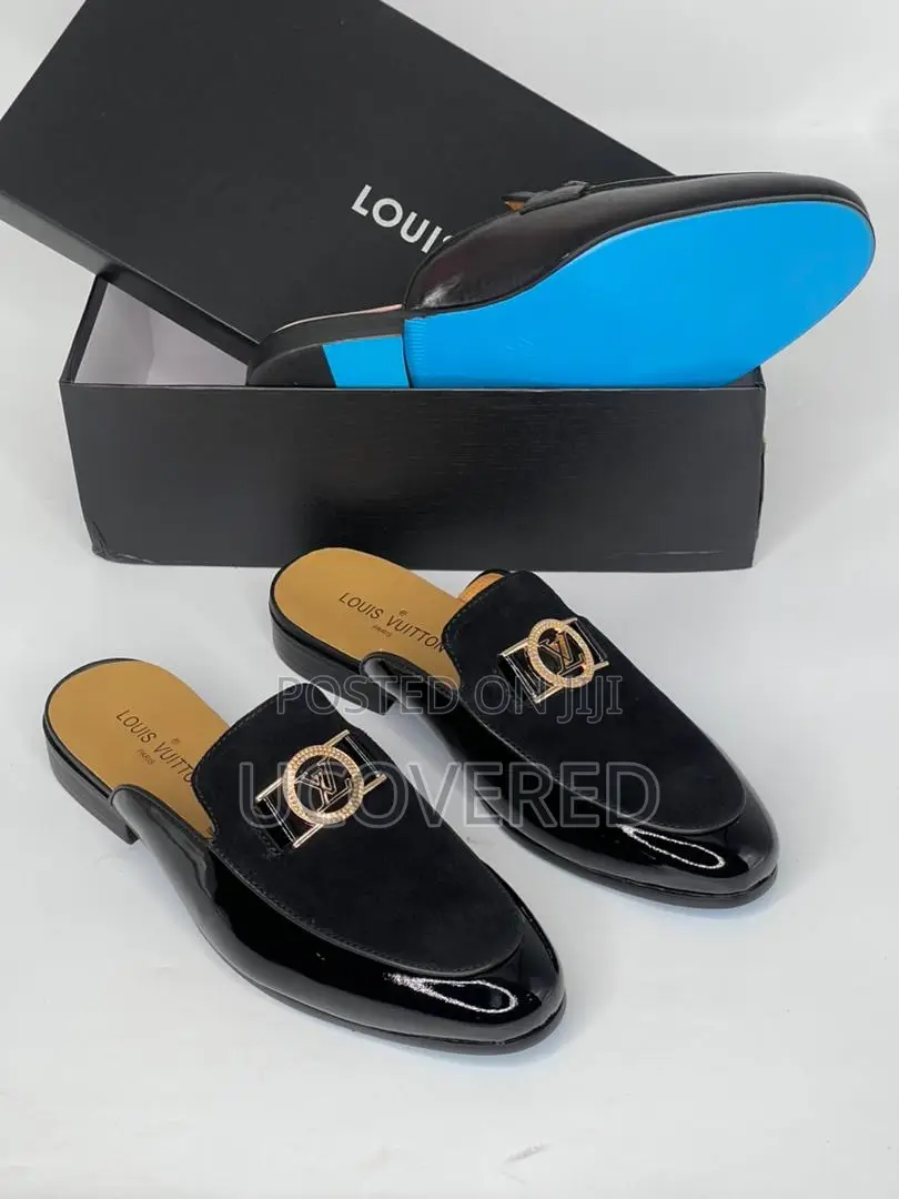 Louis Vuitton Real Leather Half Shoe