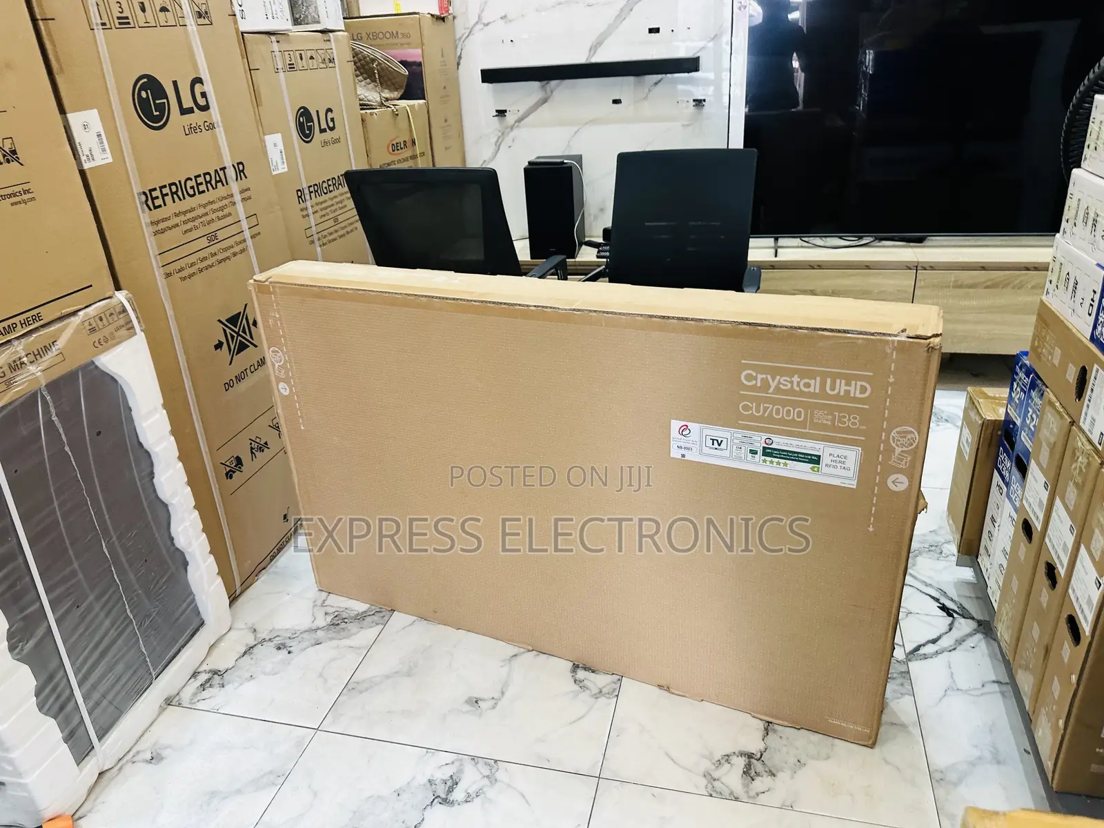Durable Slim Uhd Smart Samsung 55”Inches Cu8000