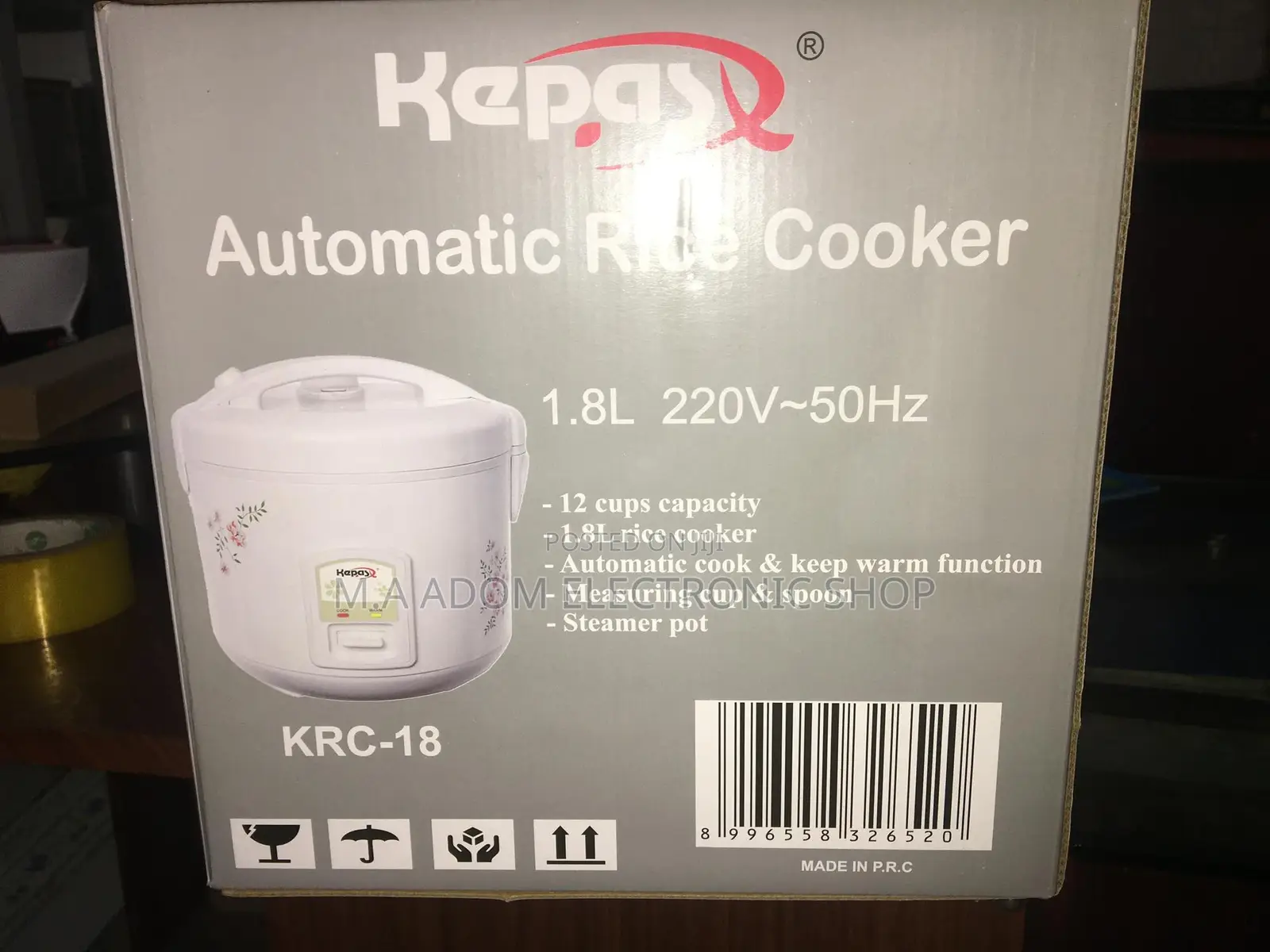 Kepas Rice Cooker With Steam Pot