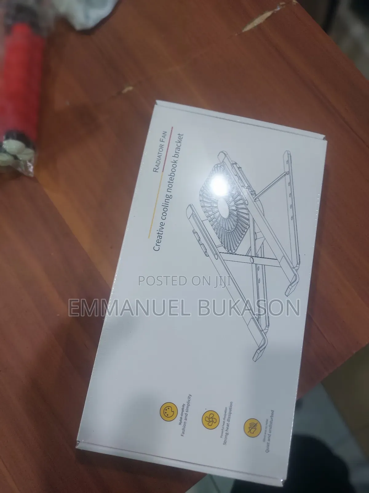 Metal Laptop Stand With Fan