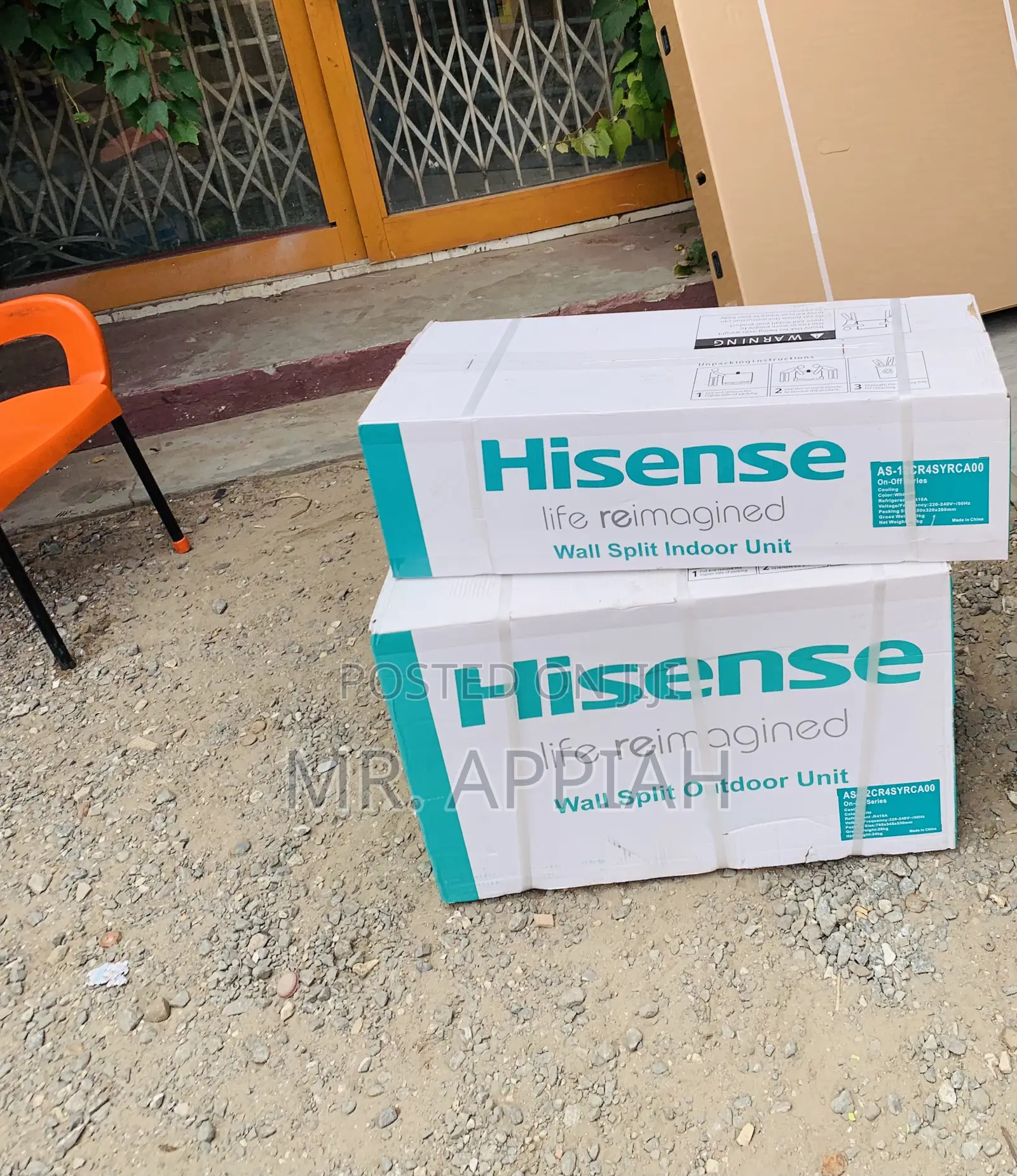 Fast Chilling Hisence 1.5hp R410 Gas Electric Ac.