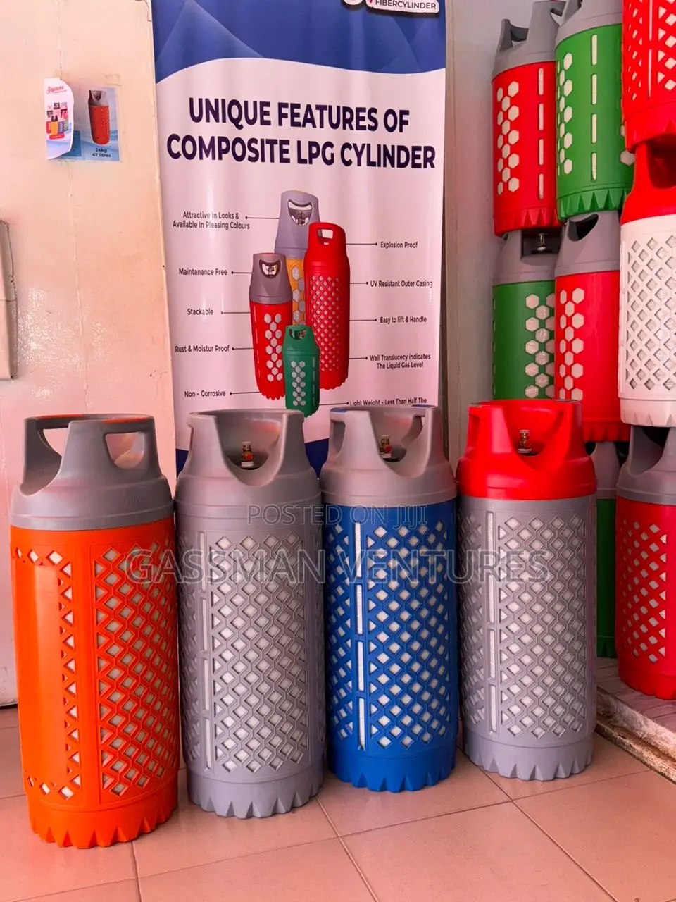 25kg Fiber/Fibre Cylinder