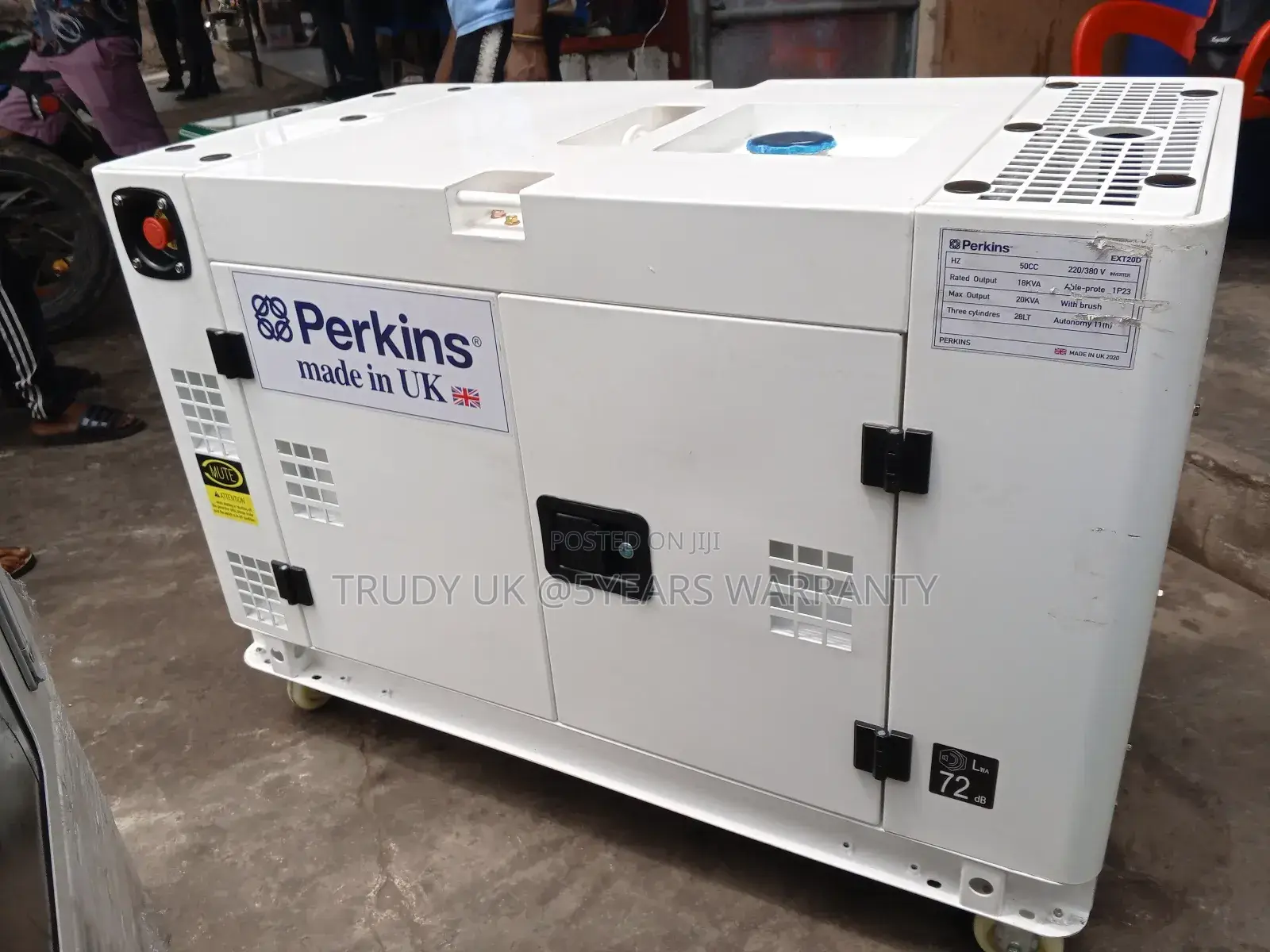 Perkins Generator Max Output 20kva UK Perkins