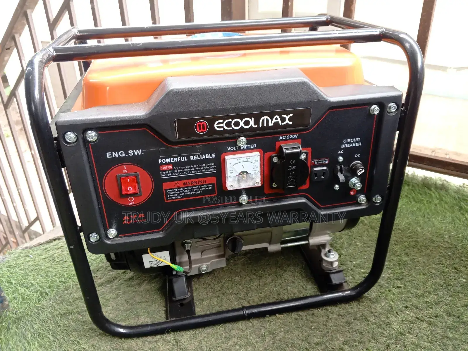 Quality and Affordable Ecoolmax Generator Petrol Silent