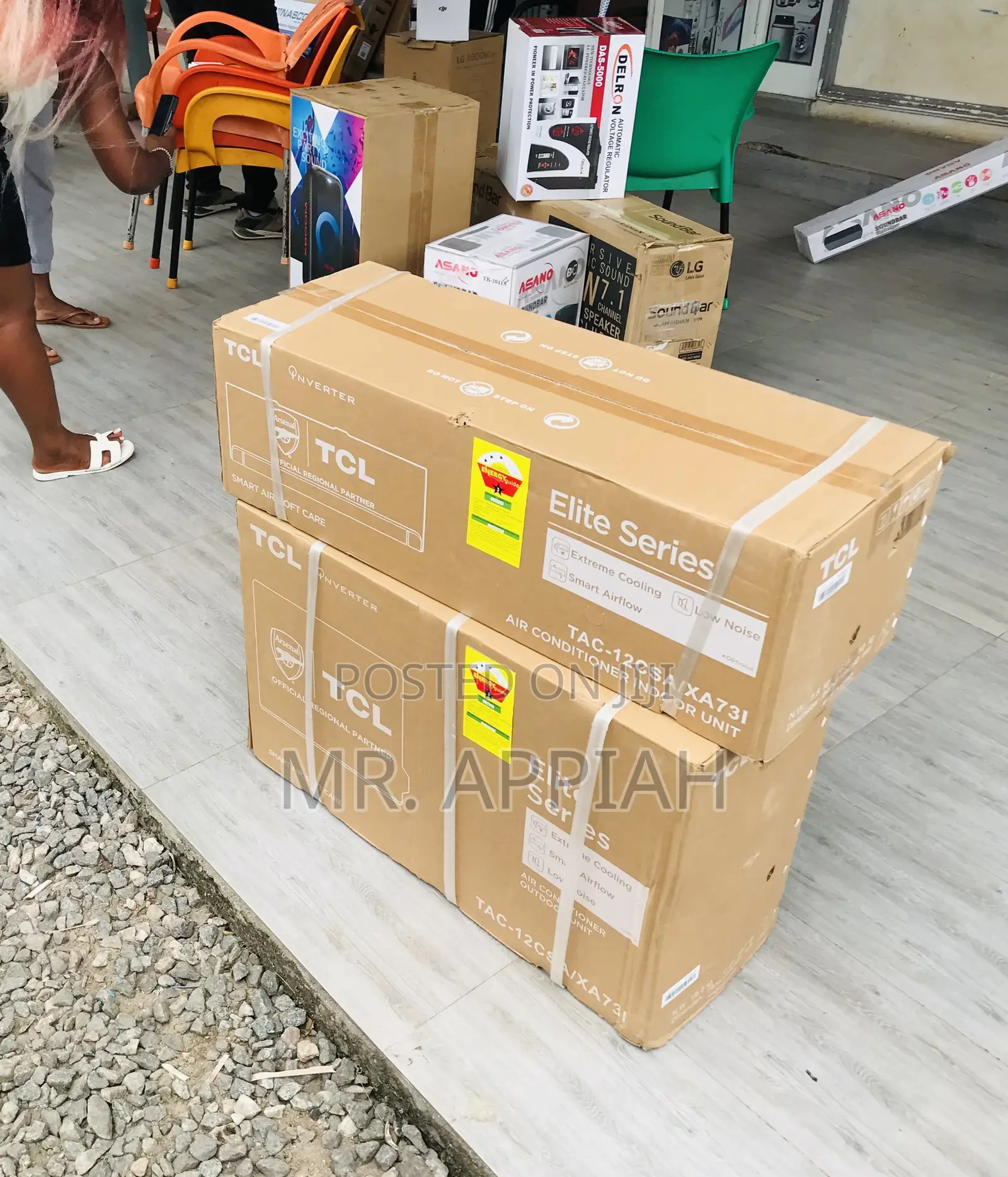 Fast Cooling TCL 2.5hp R410 Gas Electric Ac