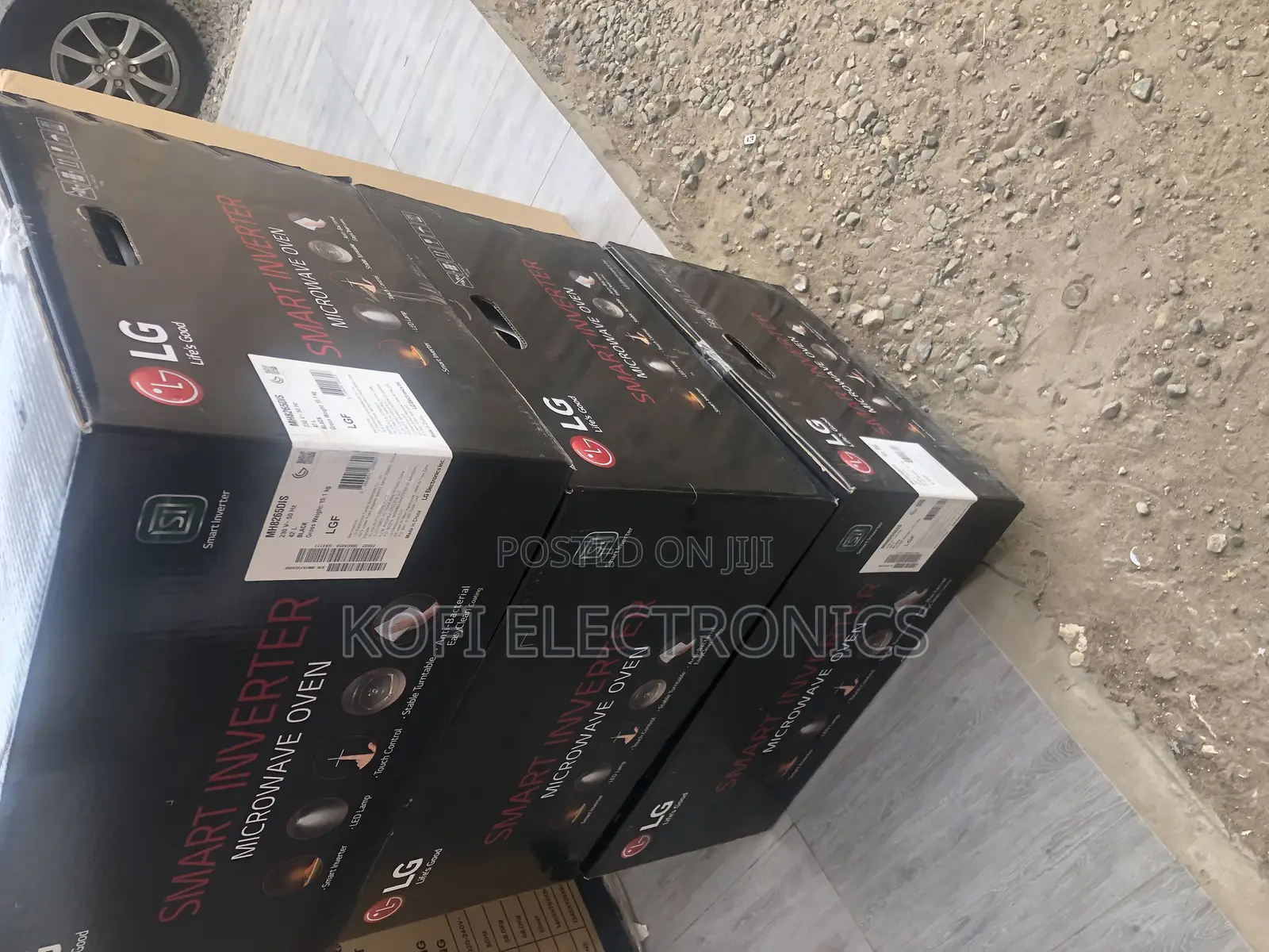 New Invertor LG MH8265DIS 42L Black Neochef Smart Microwave