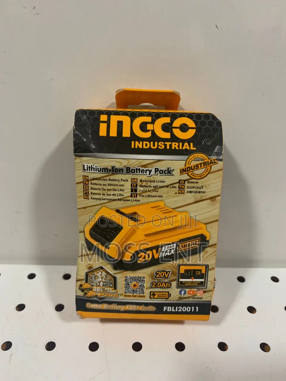 Ingco Battery 20v 2ah - P1c20 - Fbli20011